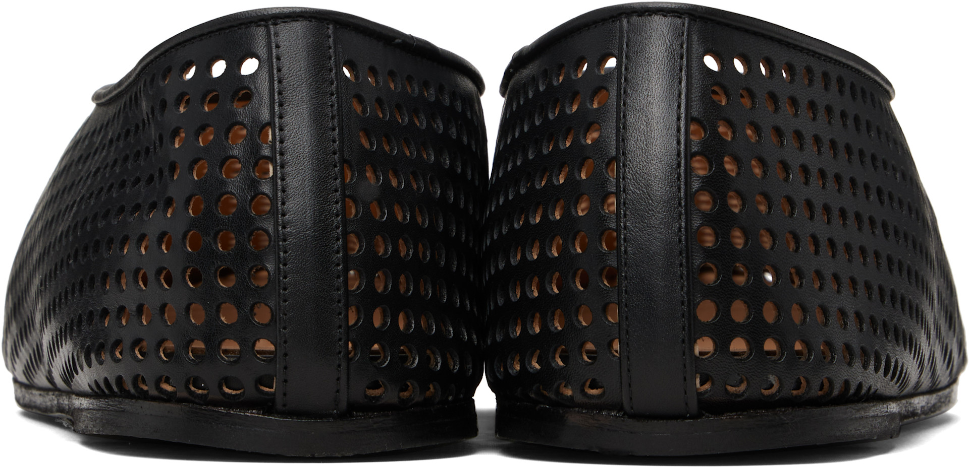 Marsèll - Black Coltellaccio Forata Ballerina Loafers