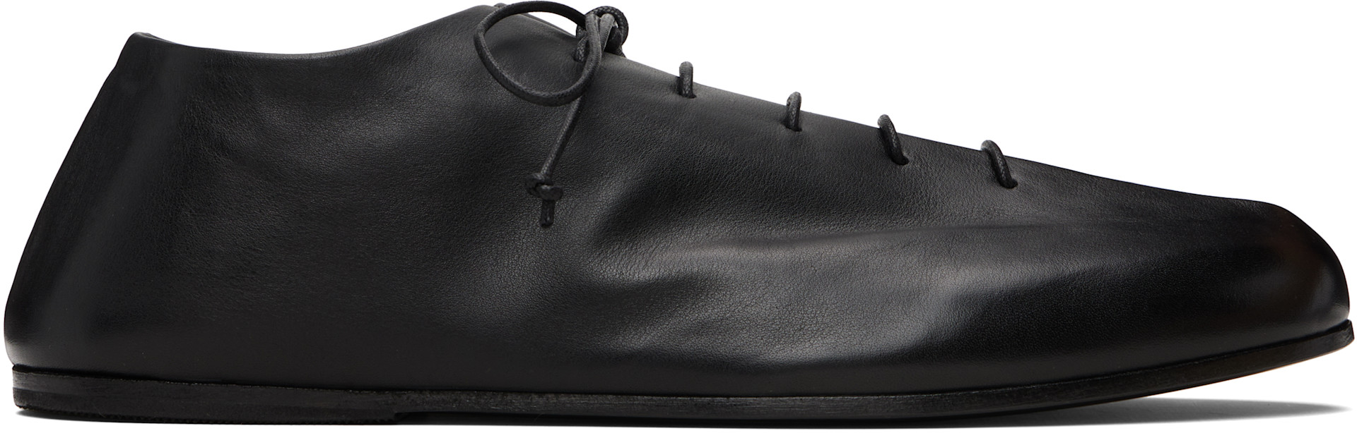 Marsèll - Black Steccoblocco Leather Derbys