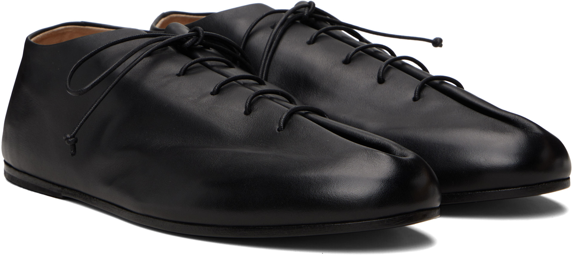 Marsèll - Black Steccoblocco Leather Derbys