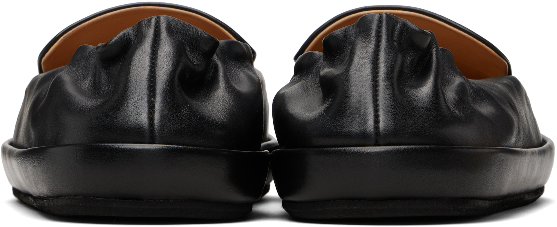 Marsèll - Black Scatopelle Leather Loafers