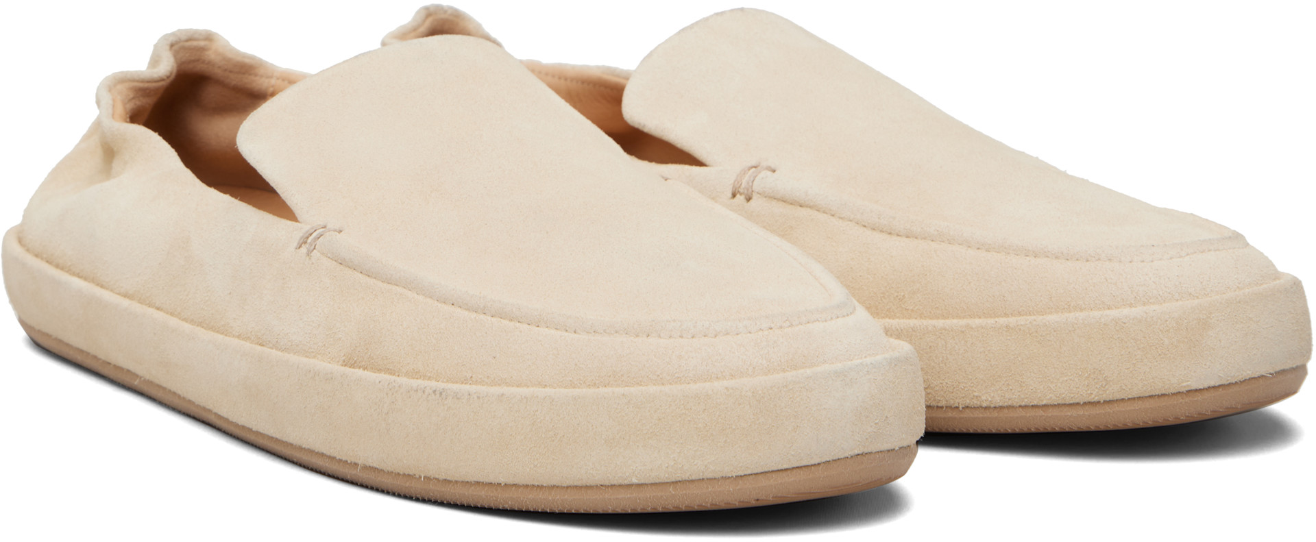 Marsèll - Beige Scatopelle Suede Loafers