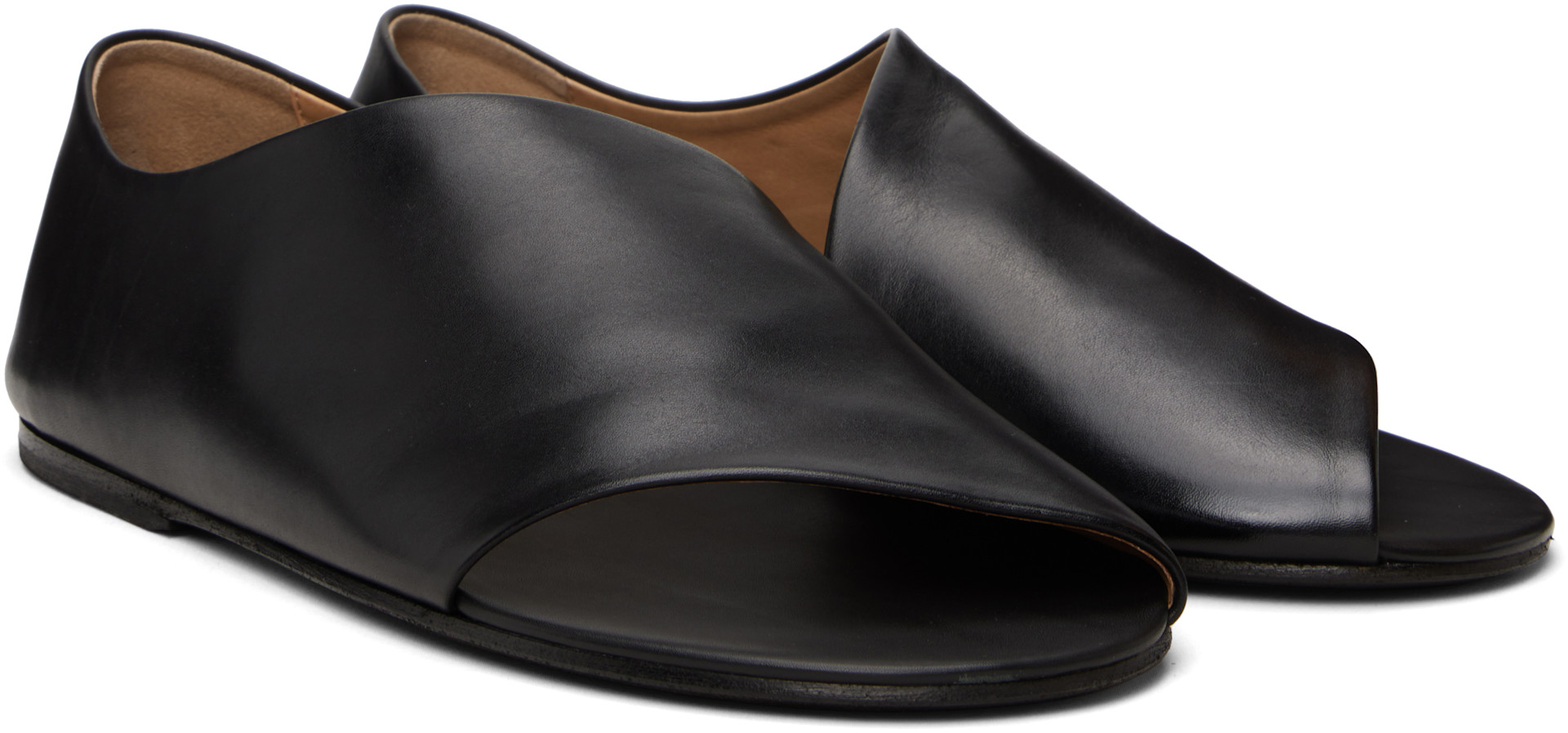 Marsèll - Black Asella Slip-on Sandals