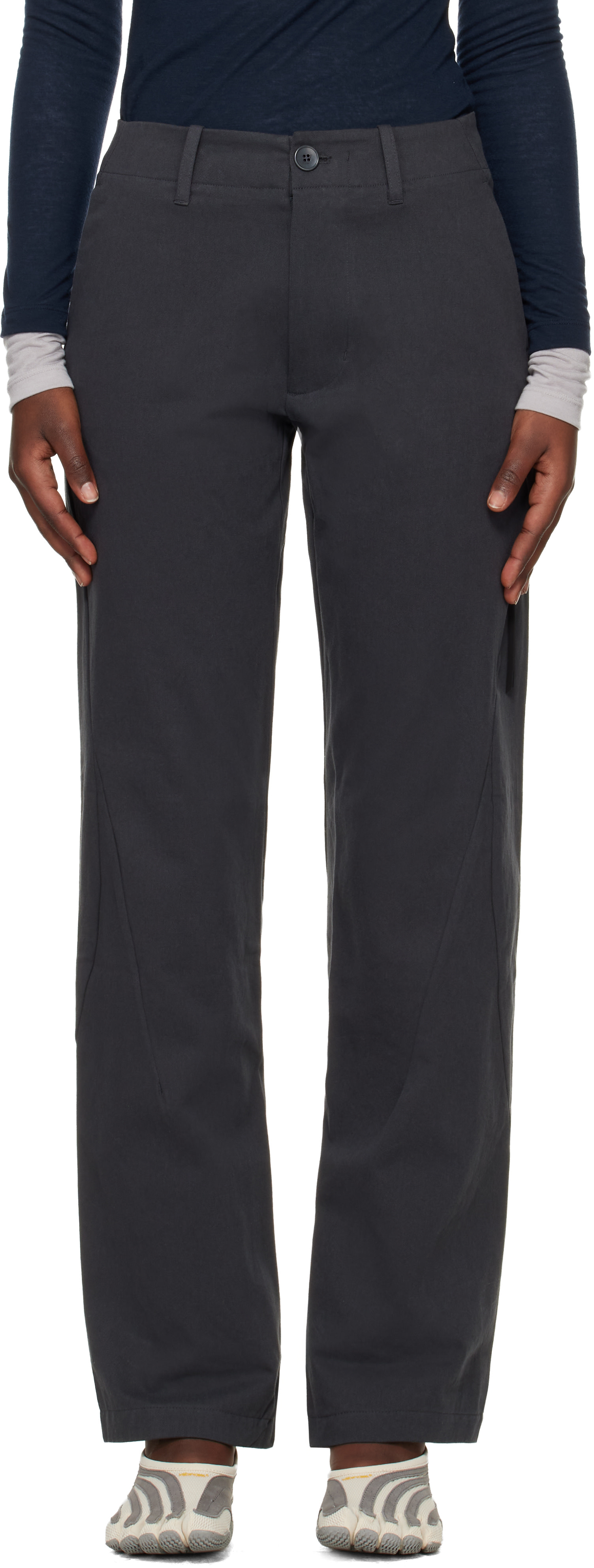 POST ARCHIVE FACTION (PAF) - Pantalon Stream Gray