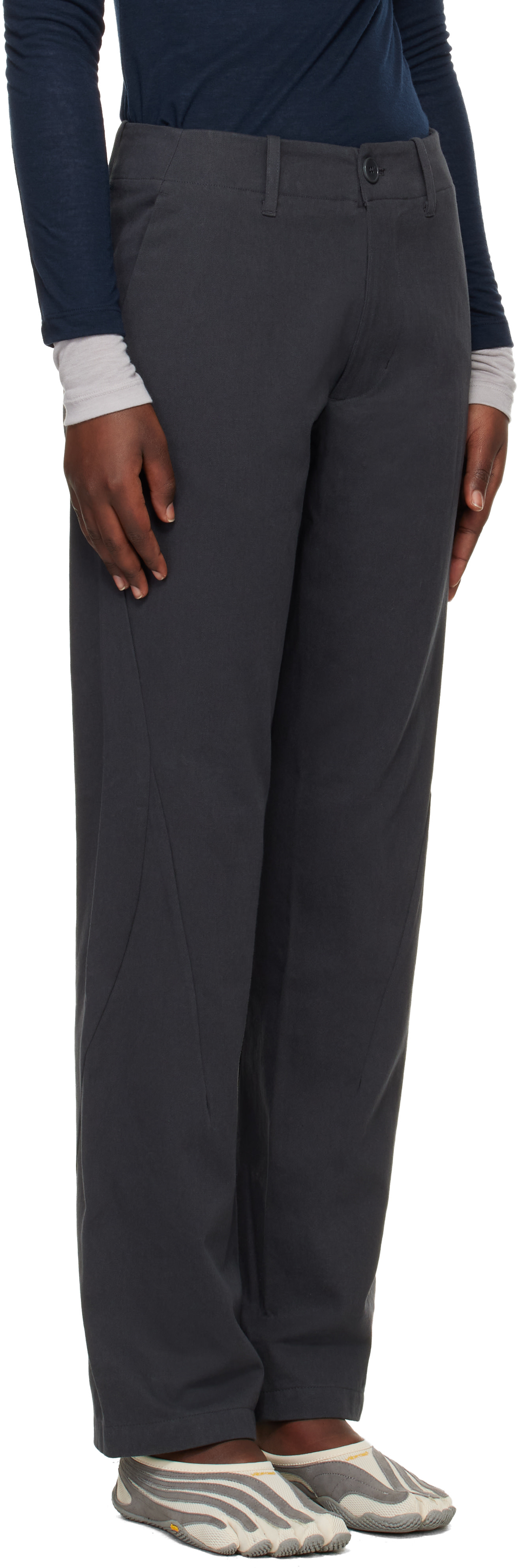 POST ARCHIVE FACTION (PAF) - Pantalon Stream Gray