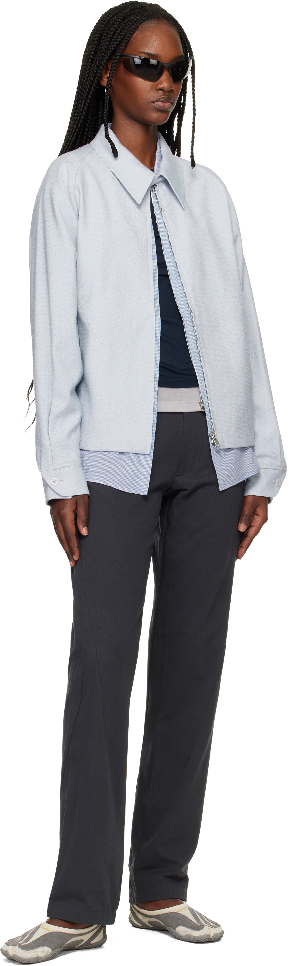 POST ARCHIVE FACTION (PAF) - Pantalon Stream Gray