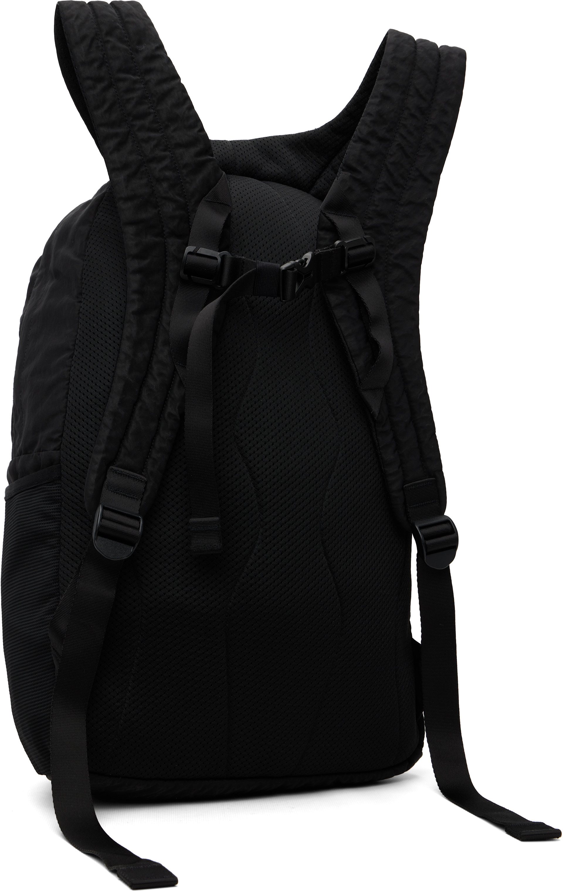 C.P. Company: Black Nylon B Backpack | SSENSE