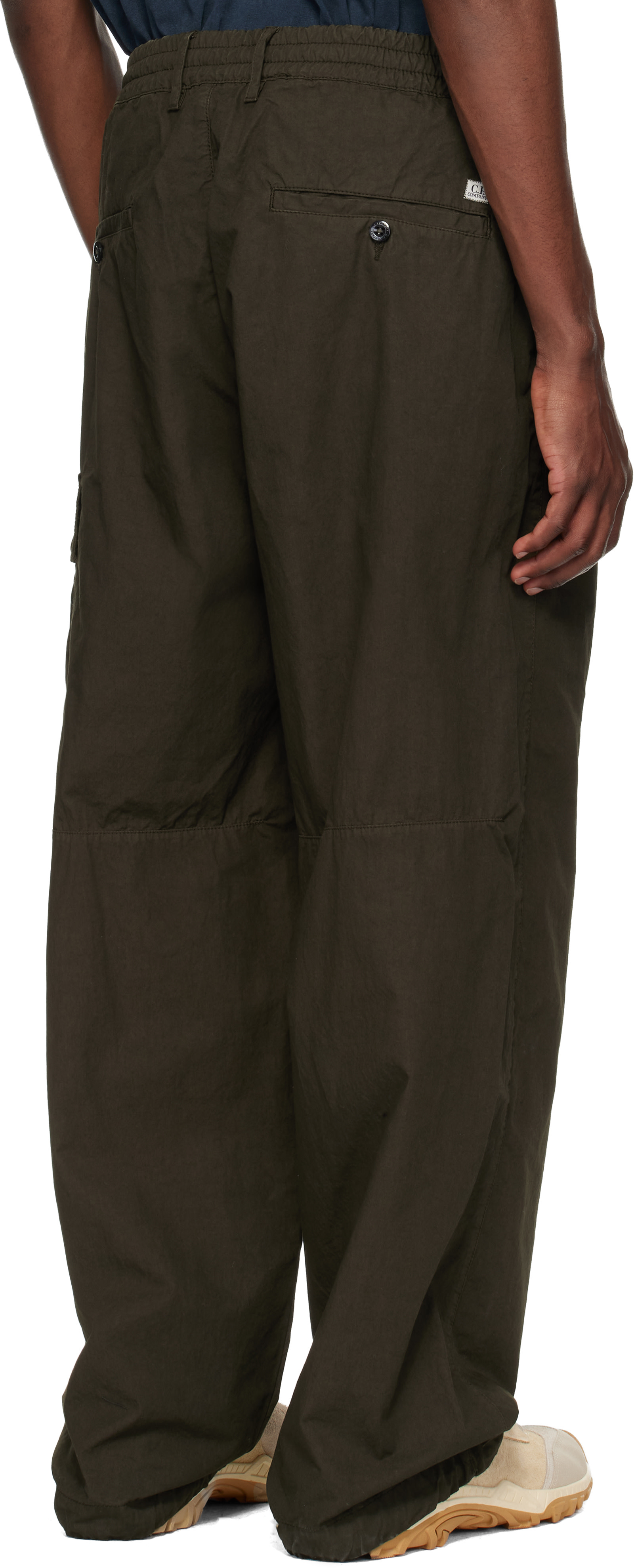 パンツ C.P. COMPANY MICRO-REPS BOXY PANTS C.P. Company Micro-Reps Boxy Cargo Lens Pants Black