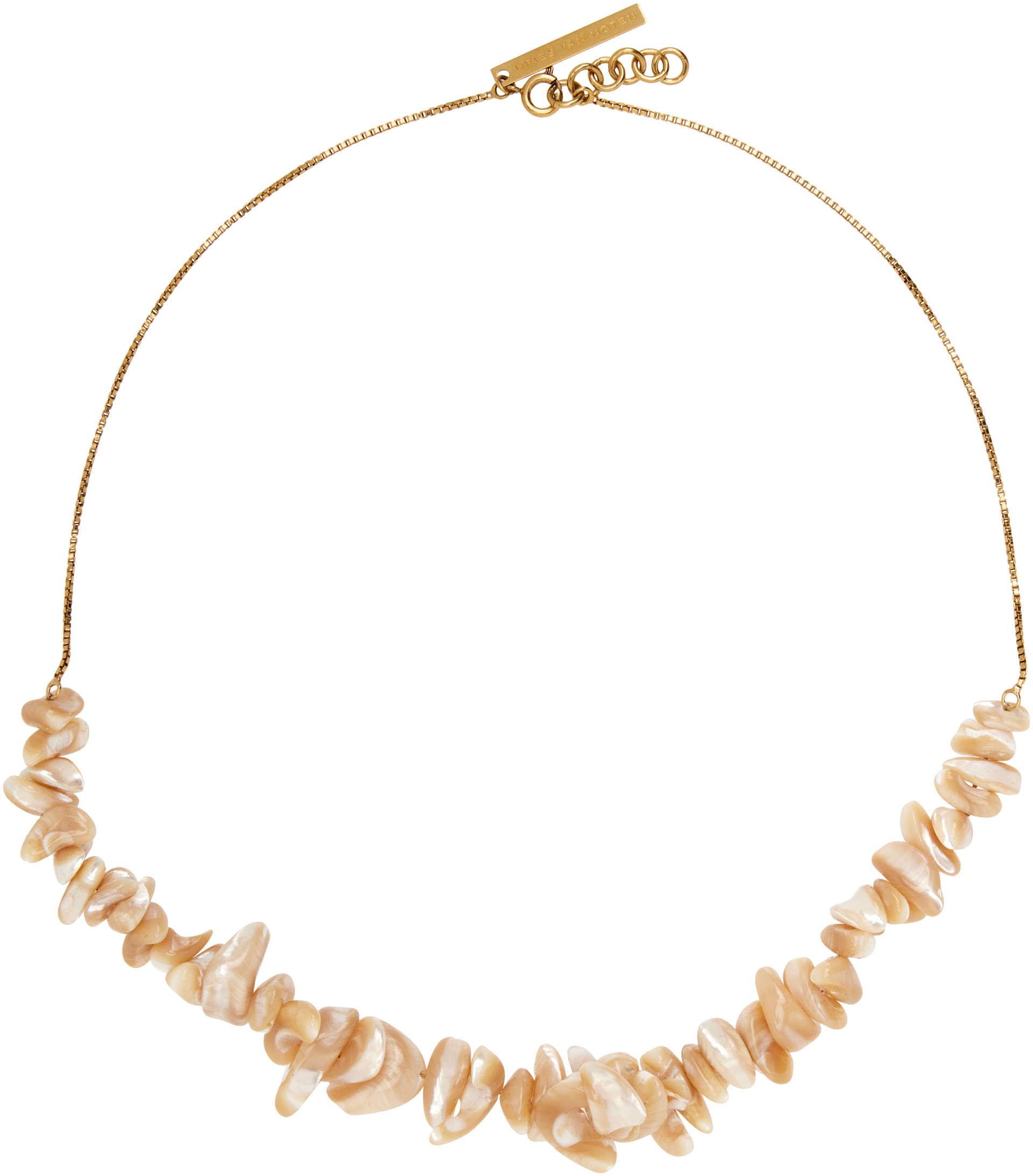 Dries van noten 25ss ネックレス Dries Van Noten: Shell Necklace | SSENSE