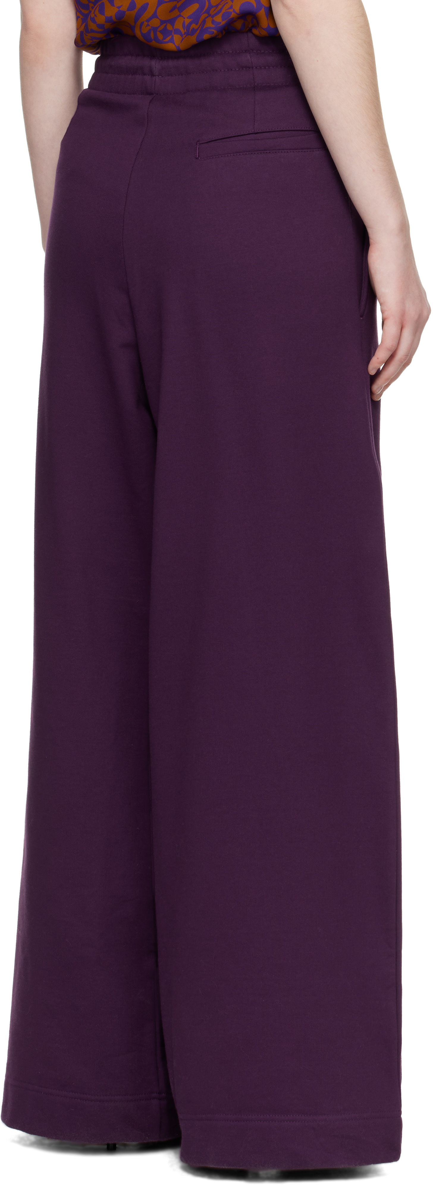 Dries Van Noten: Purple Loose Sweatpants | SSENSE