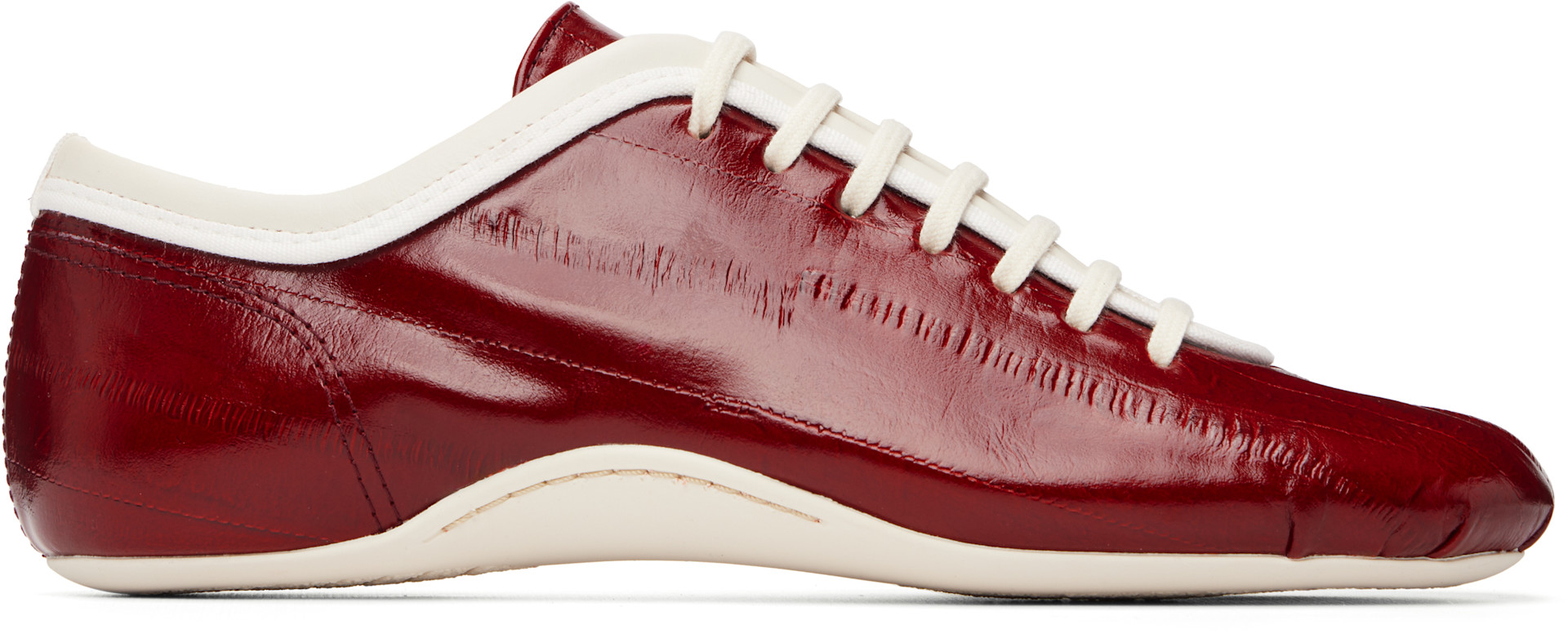 Dries Van Noten - Baskets de style ballerines rouges