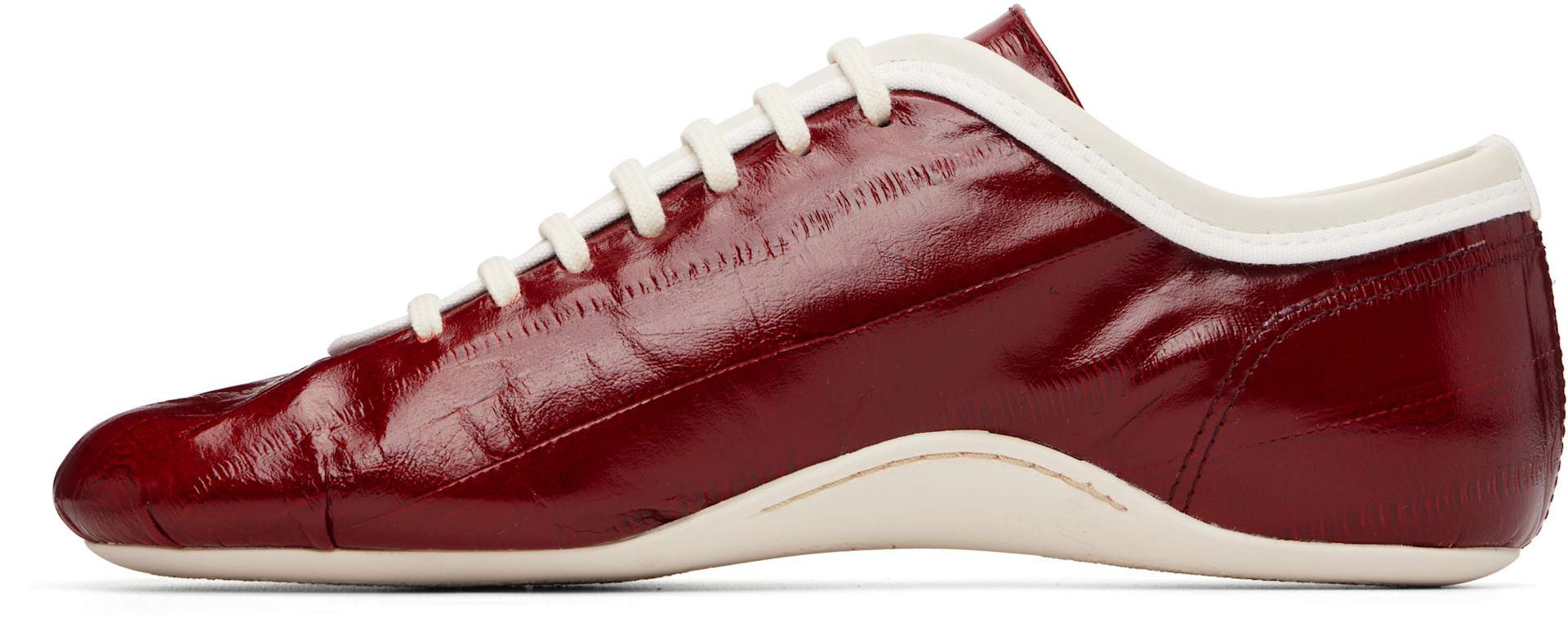 Dries Van Noten - Baskets de style ballerines rouges