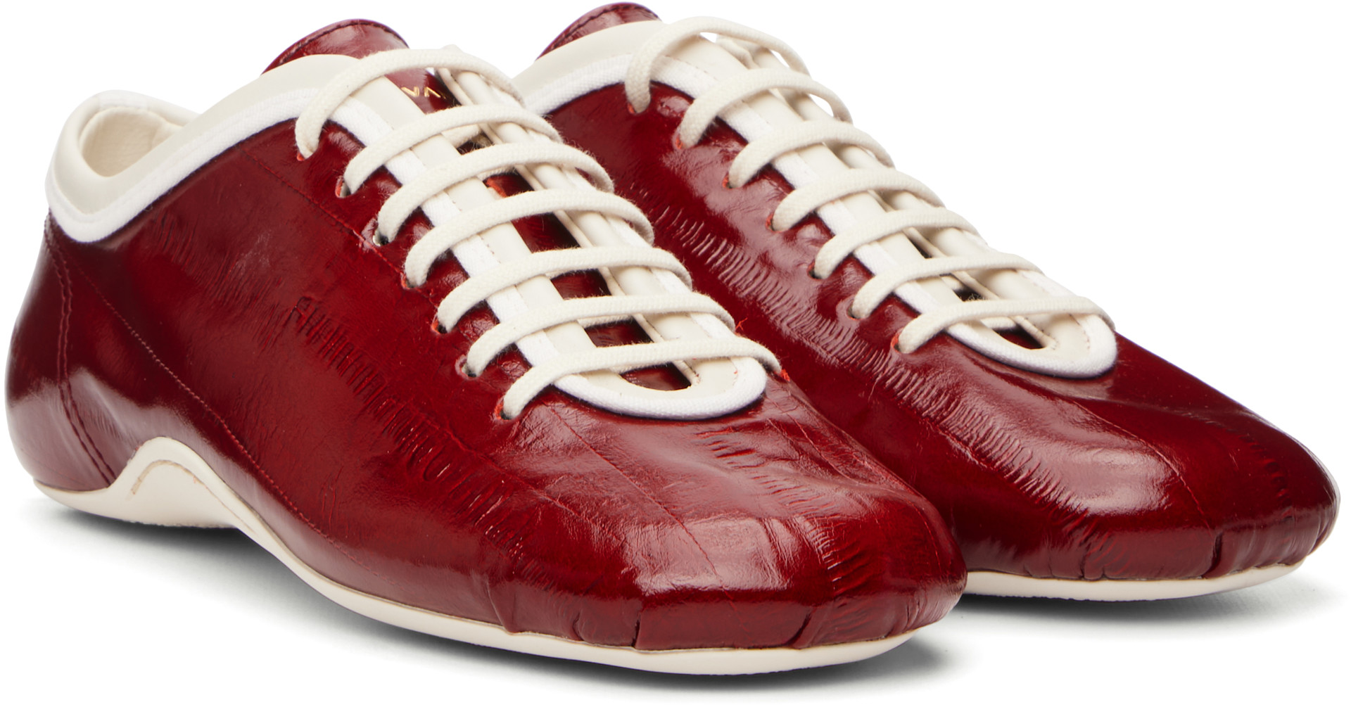 Dries Van Noten: レッド バレエスニーカー | SSENSE 日本