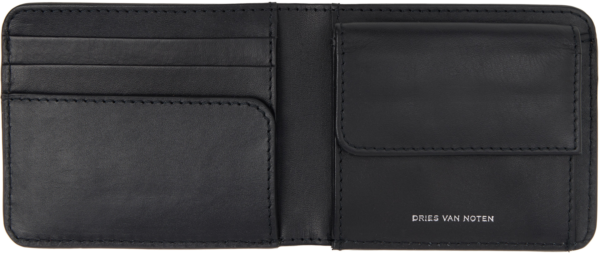 Dries Van Noten - Gray Leather Wallet