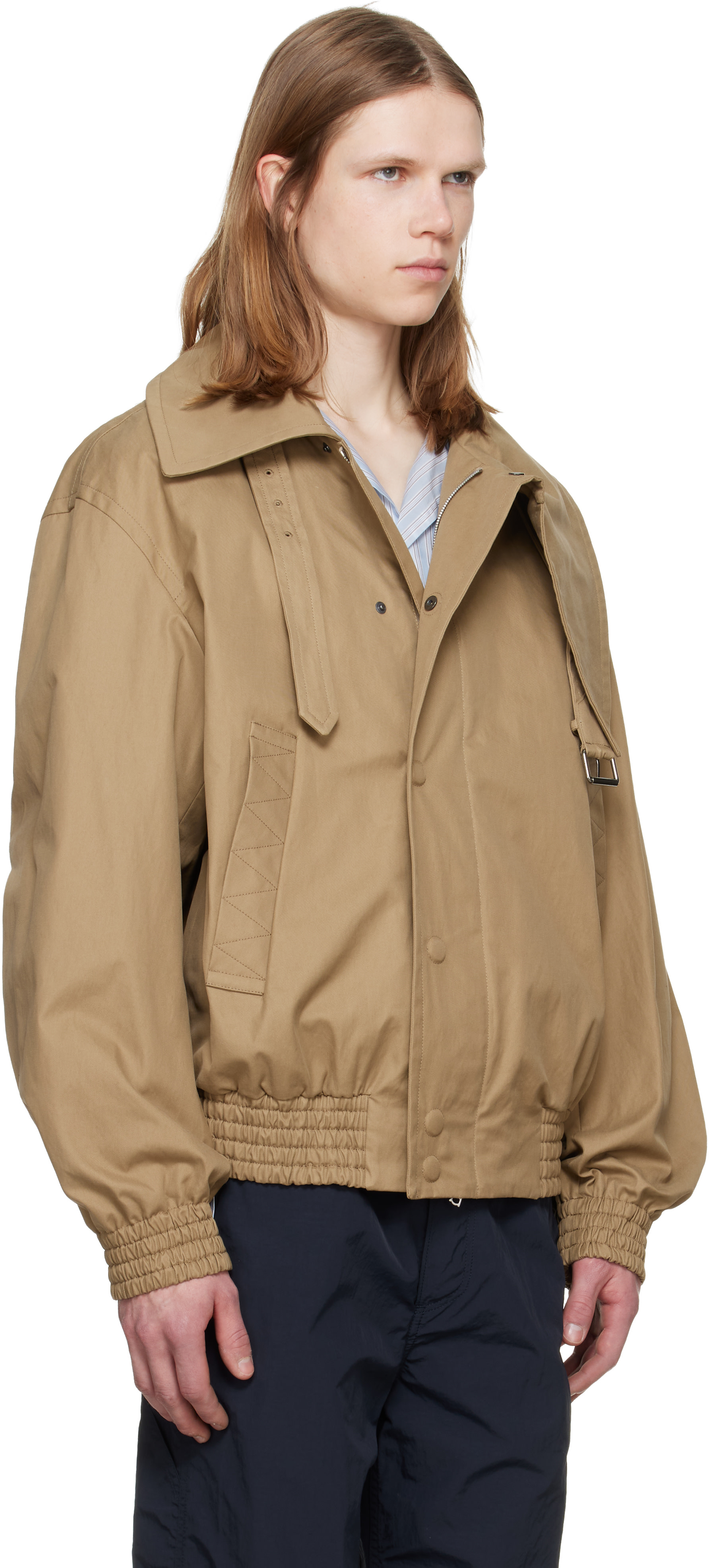 Dries Van Noten - Blouson beige en coton