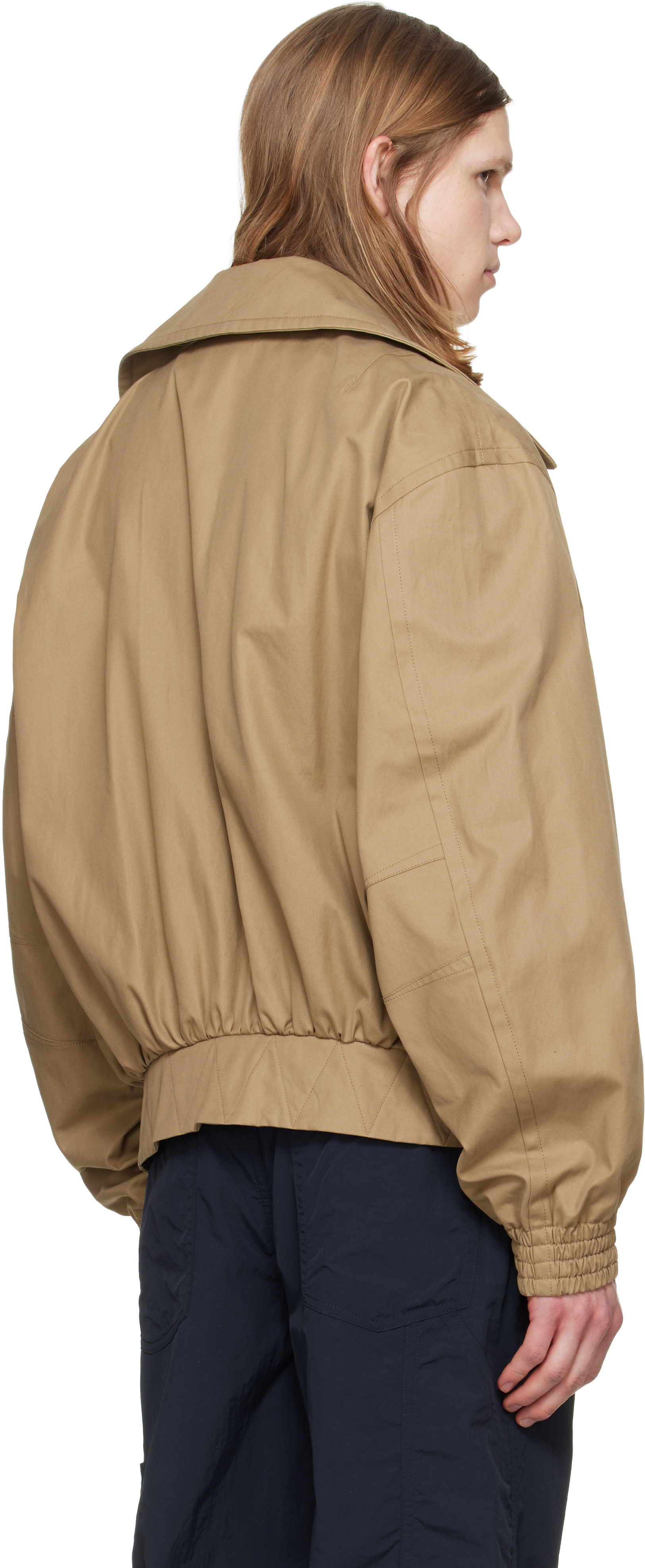 Dries Van Noten - Blouson beige en coton
