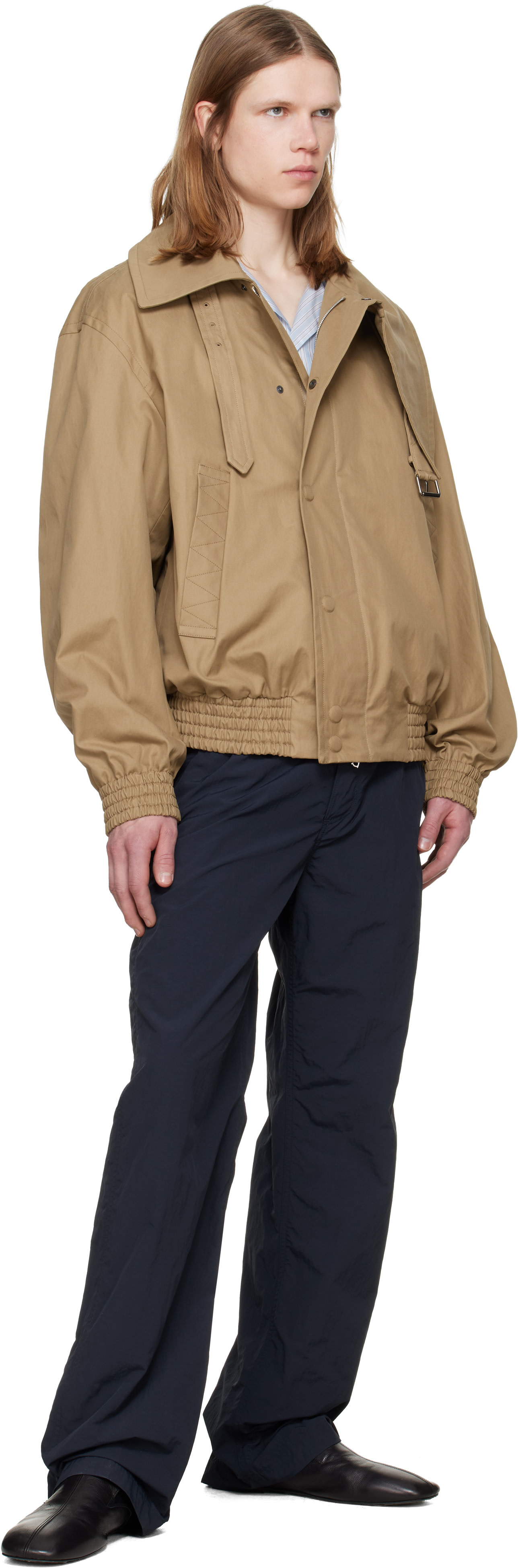 Dries Van Noten - Blouson beige en coton