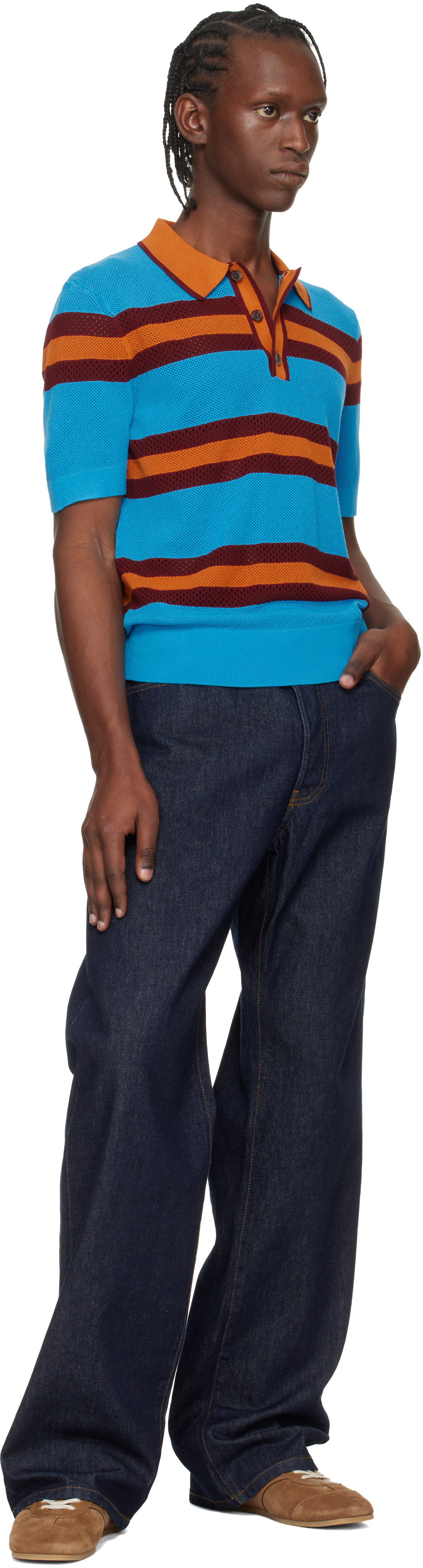 Dries Van Noten - Jean droit bleu