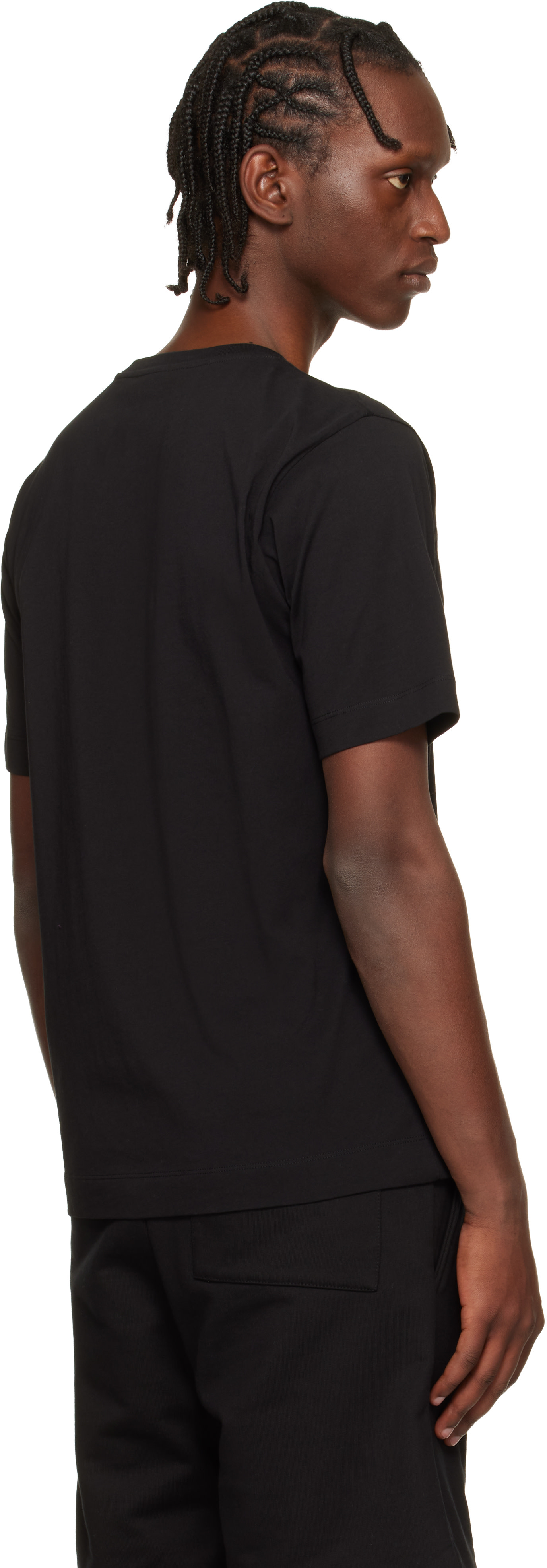 Dries Van Noten: ブラック Regular コットン Tシャツ | SSENSE 日本