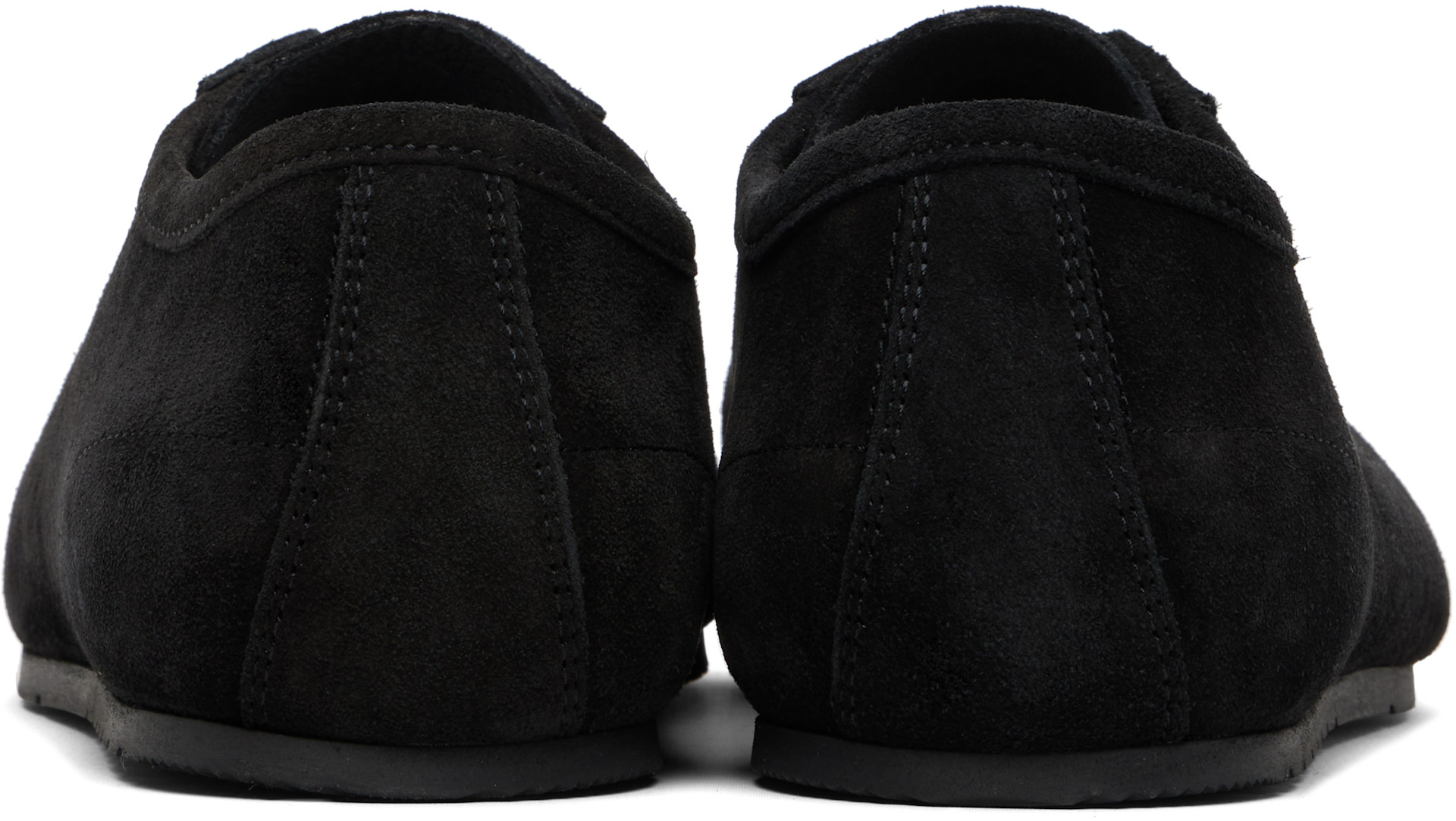 Dries Van Noten - Baskets noires en suède
