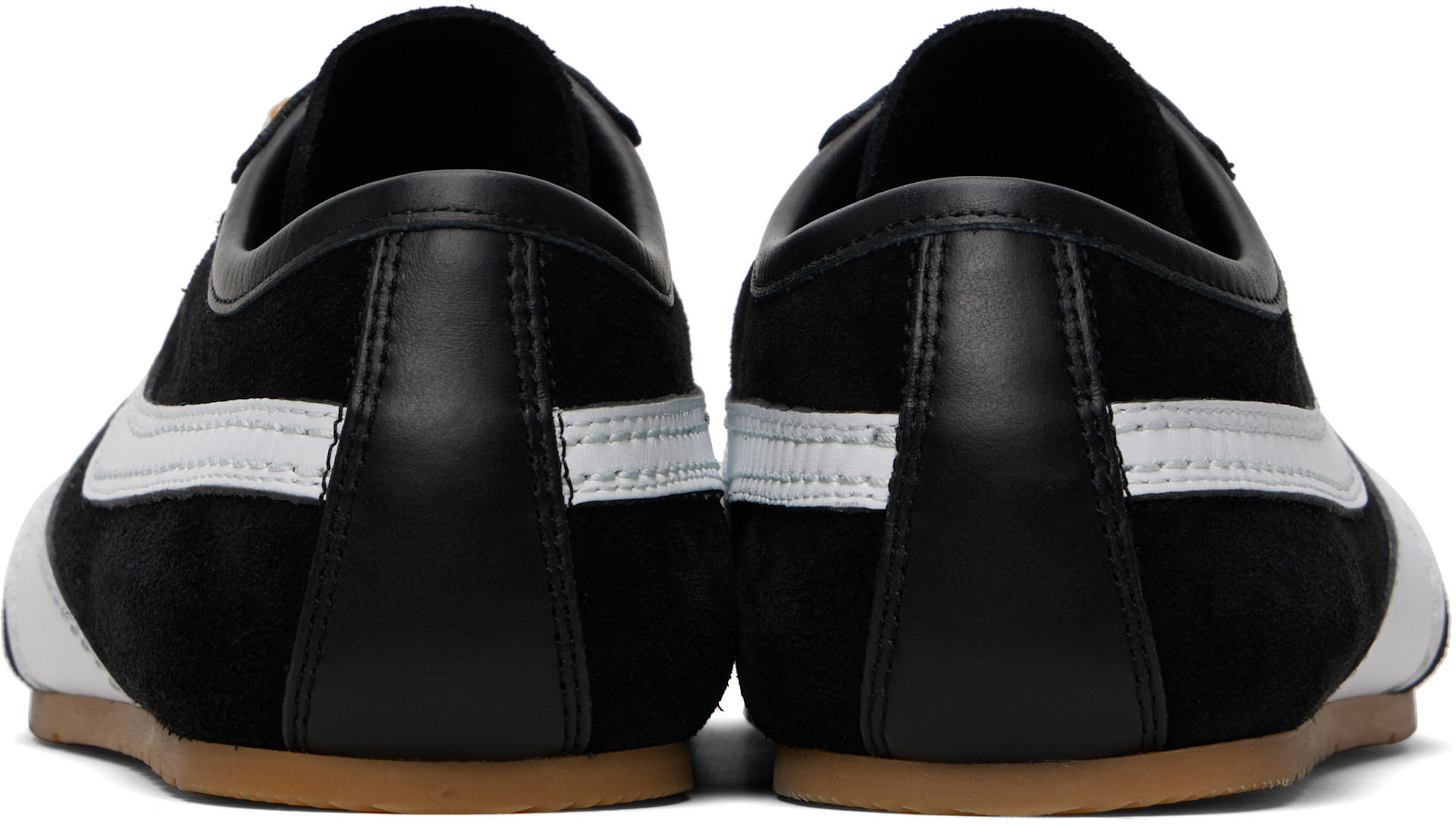 Dries Van Noten - 블랙 & 화이트 스웨이드 스니커즈