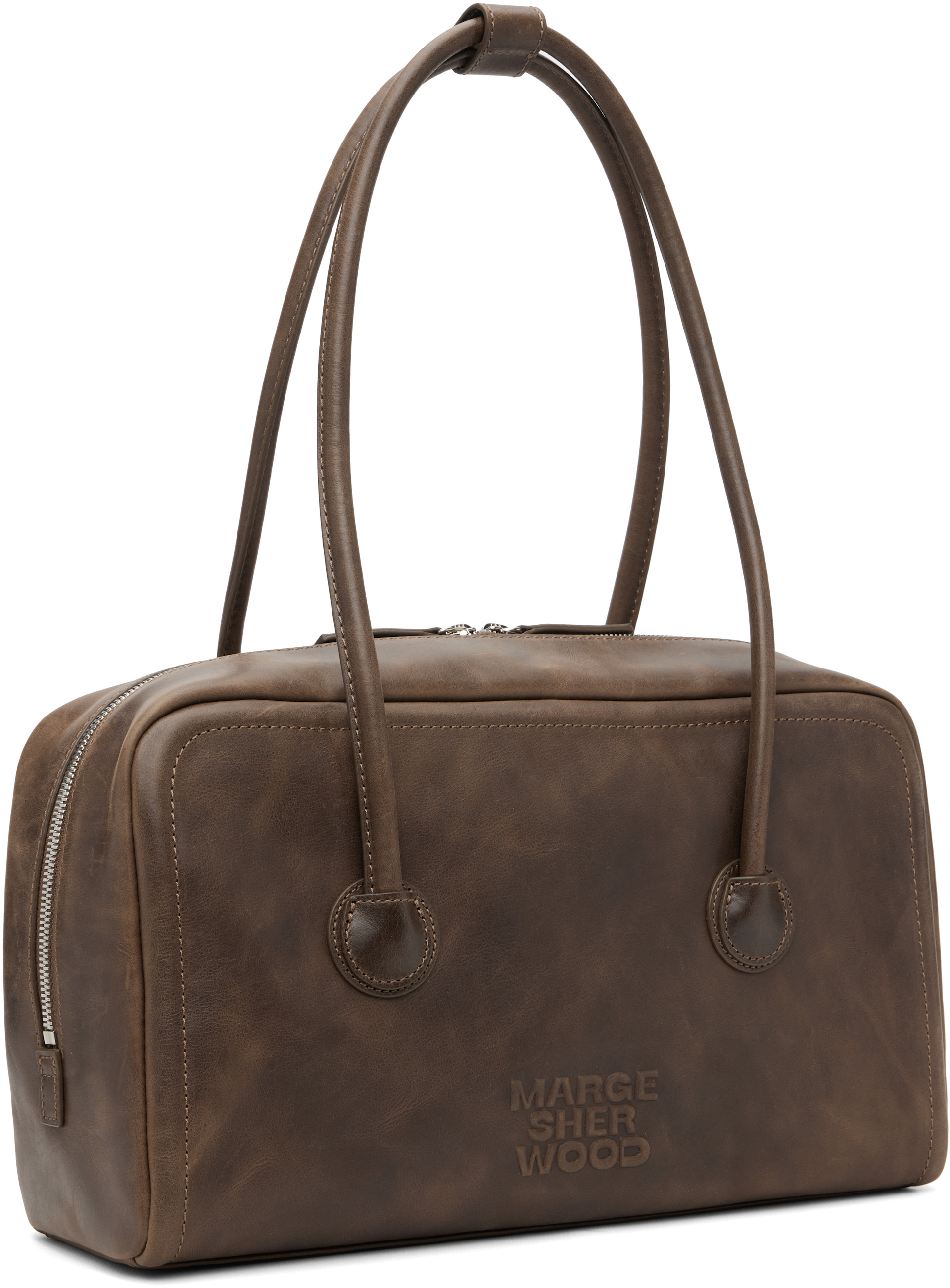 MARGESHERWOOD: Brown SOFT BOSTON Bag | SSENSE