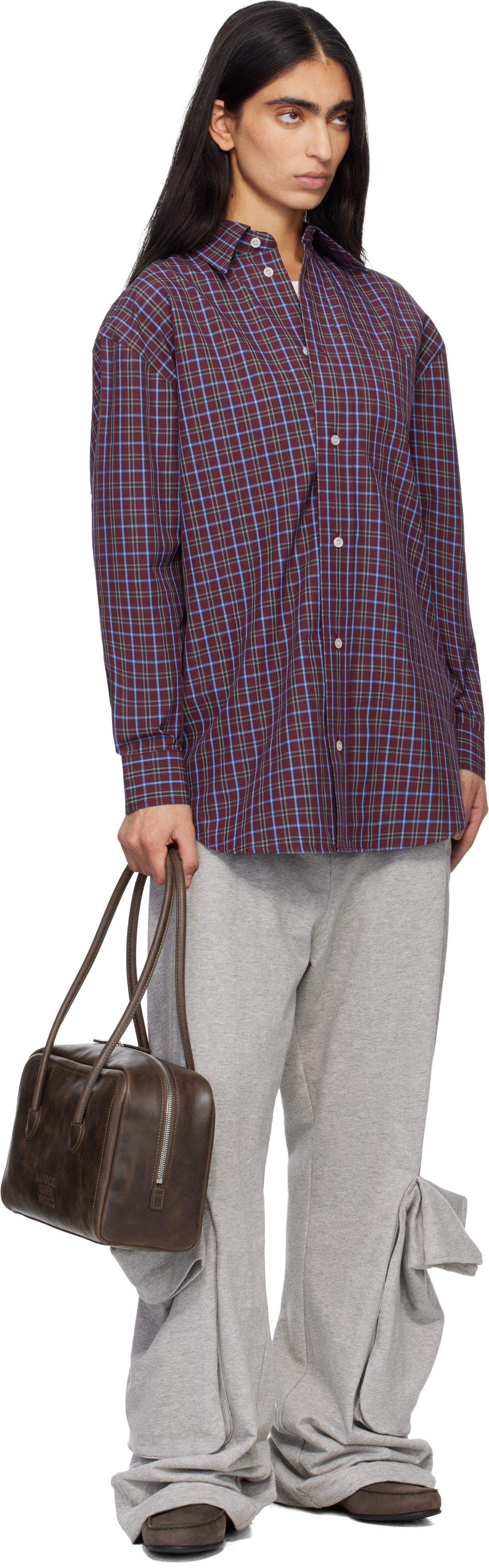 MARGESHERWOOD: Brown SOFT BOSTON Bag | SSENSE