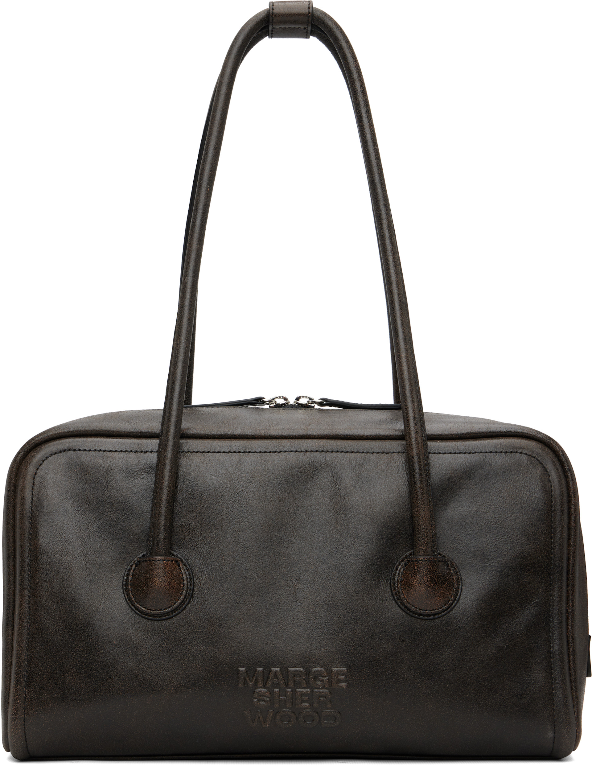 MARGESHERWOOD: Brown Soft Boston Bag | SSENSE