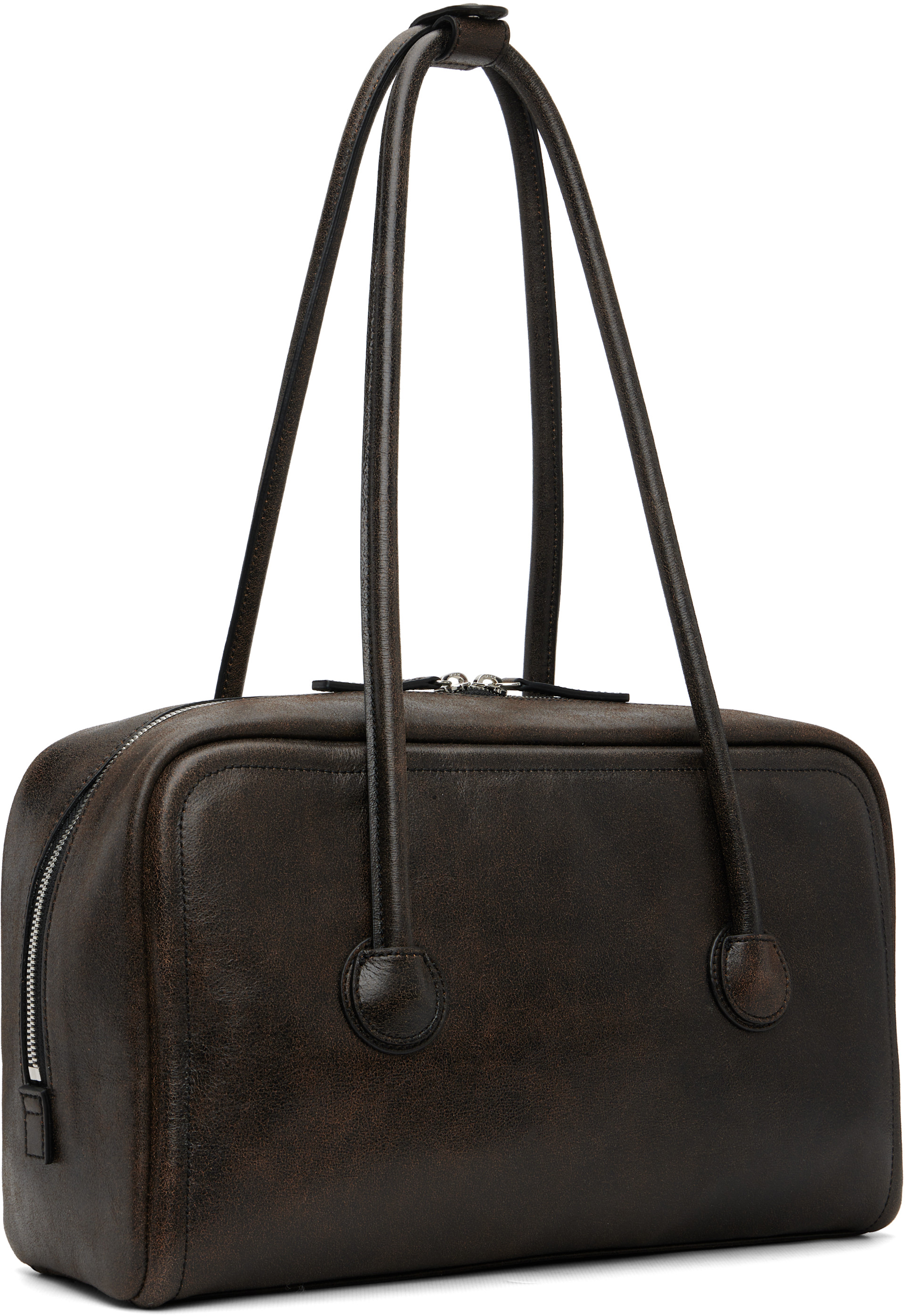 MARGESHERWOOD: Brown Soft Boston Bag | SSENSE