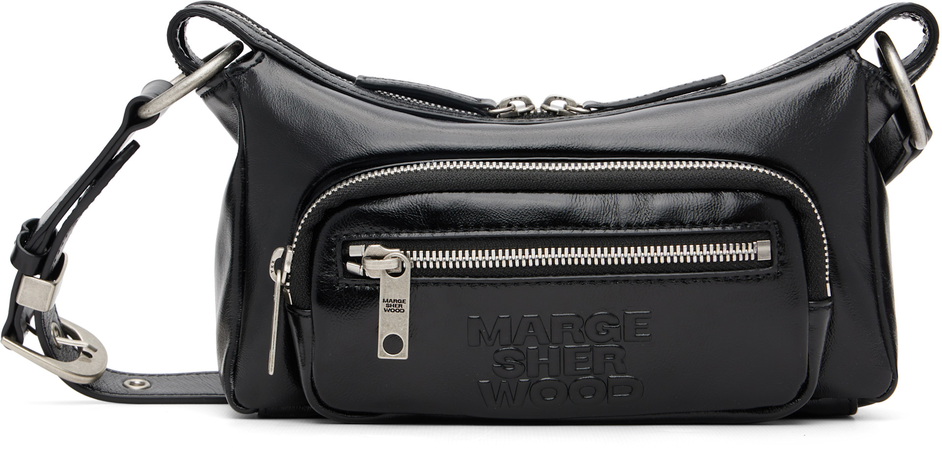 MARGESHERWOOD: Black Outpocket Mini Bag | SSENSE