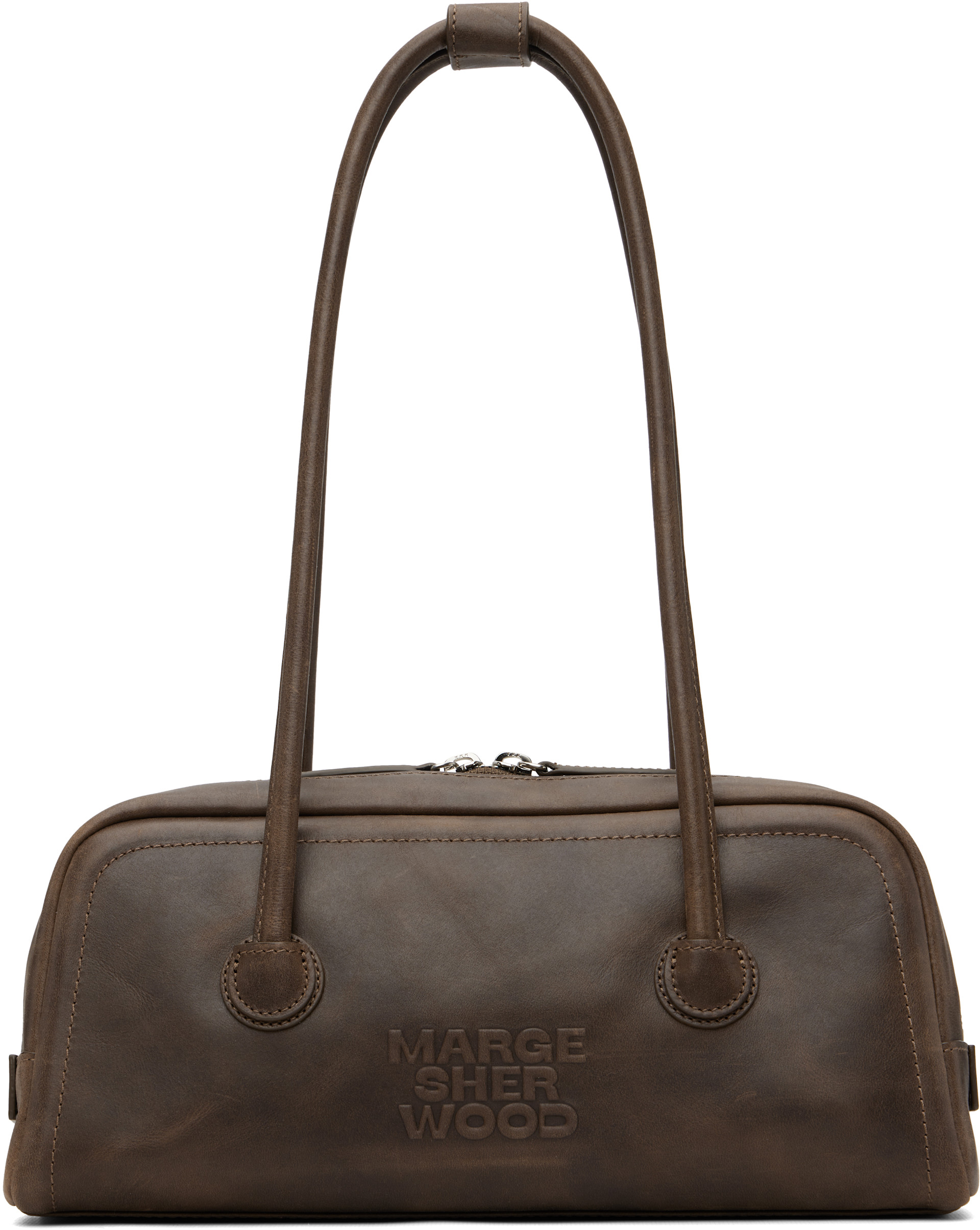 MARGESHERWOOD: Brown Soft Boston EW Bag | SSENSE