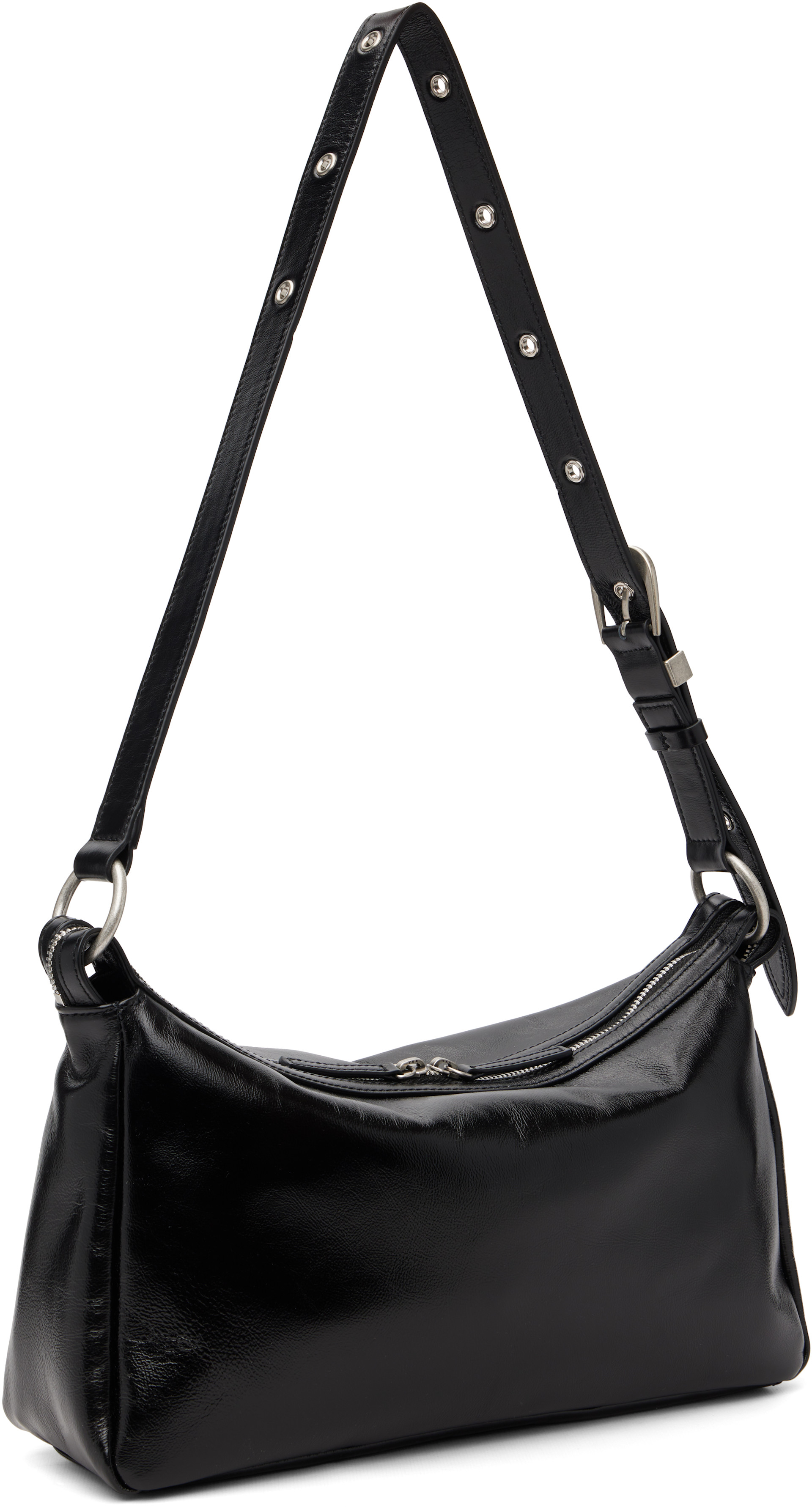 MARGESHERWOOD: Black OUTPOCKET Bag | SSENSE Denmark