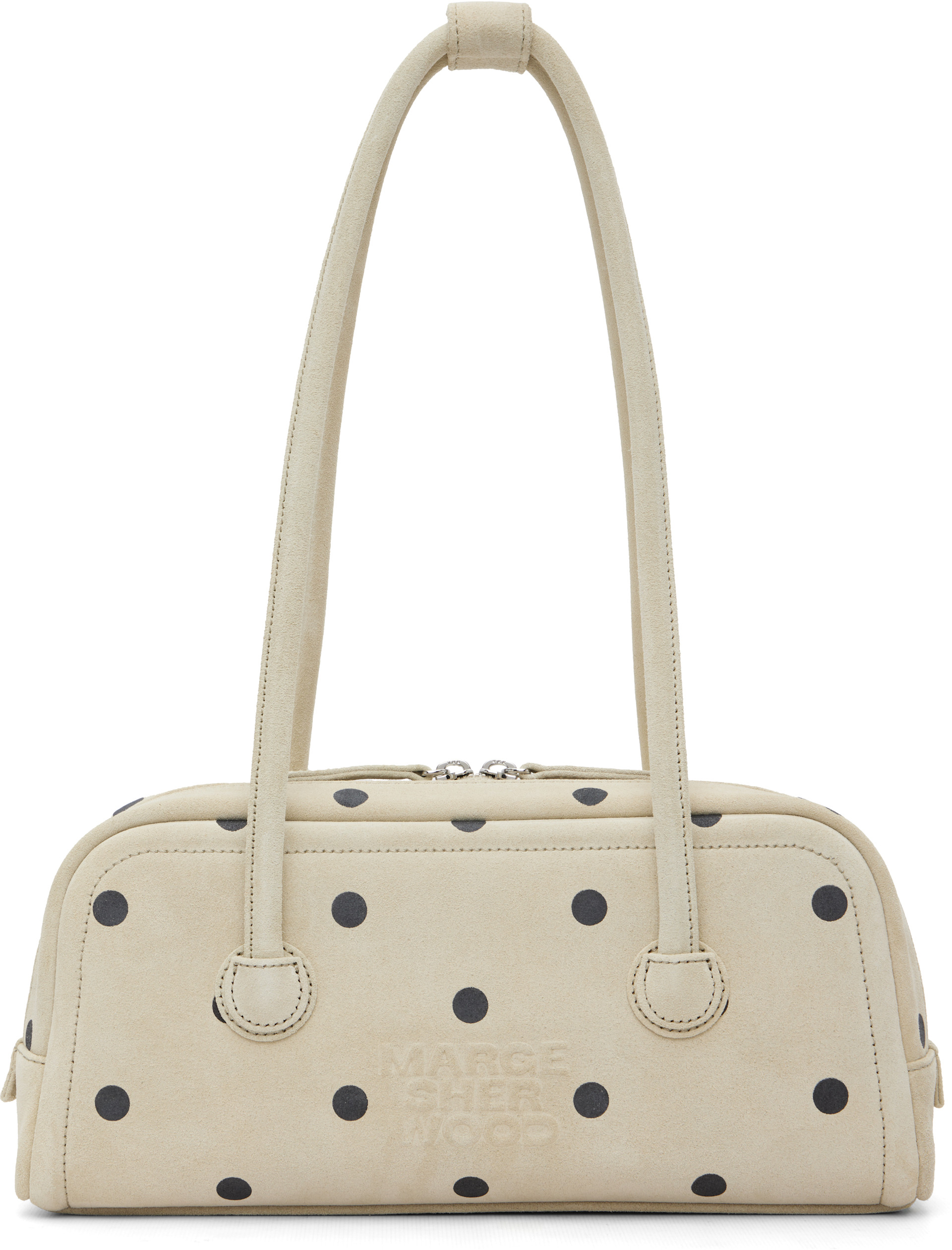 MARGESHERWOOD: Off-White Soft Boston EW Bag | SSENSE