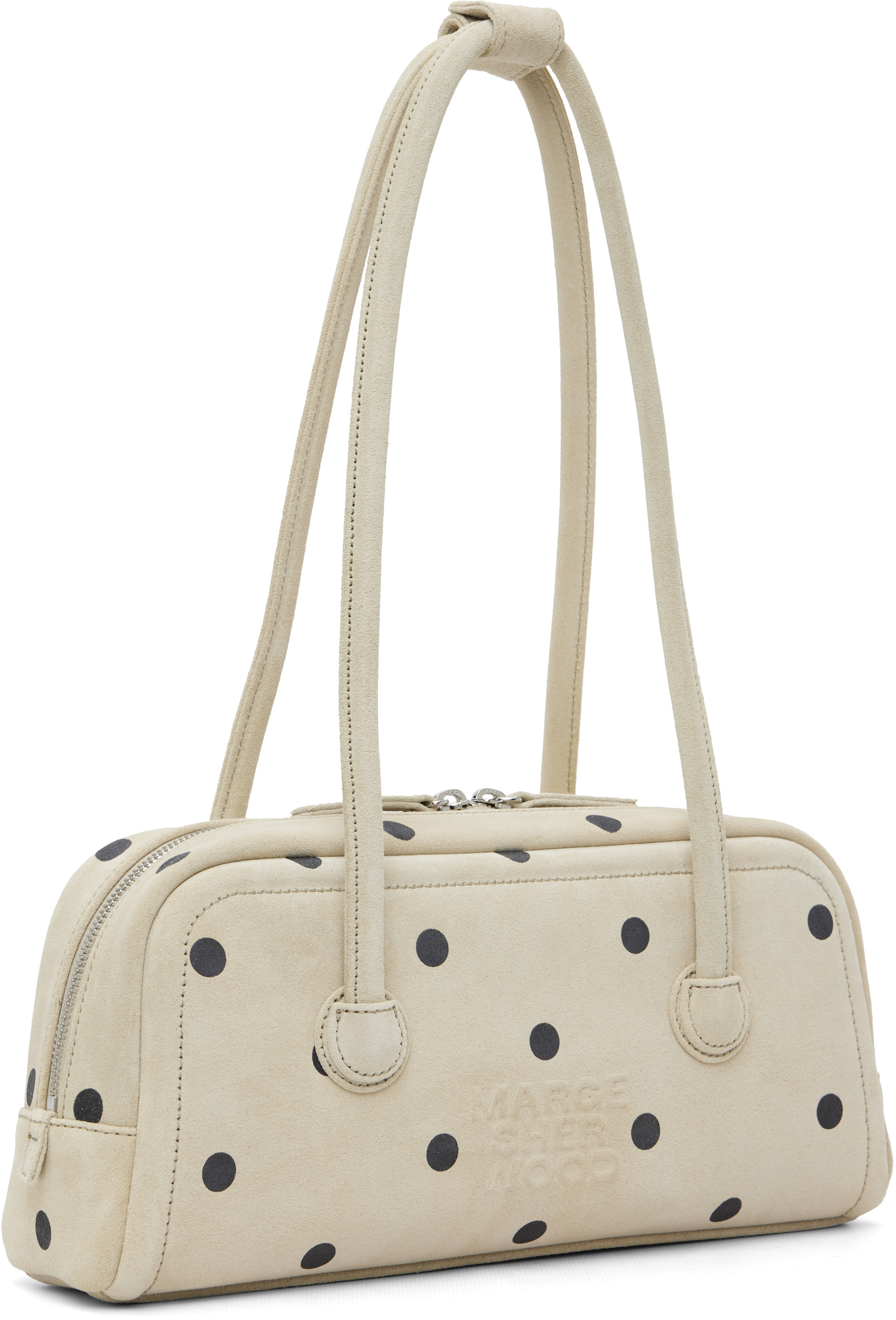 MARGESHERWOOD: Off-White Soft Boston EW Bag | SSENSE Japan