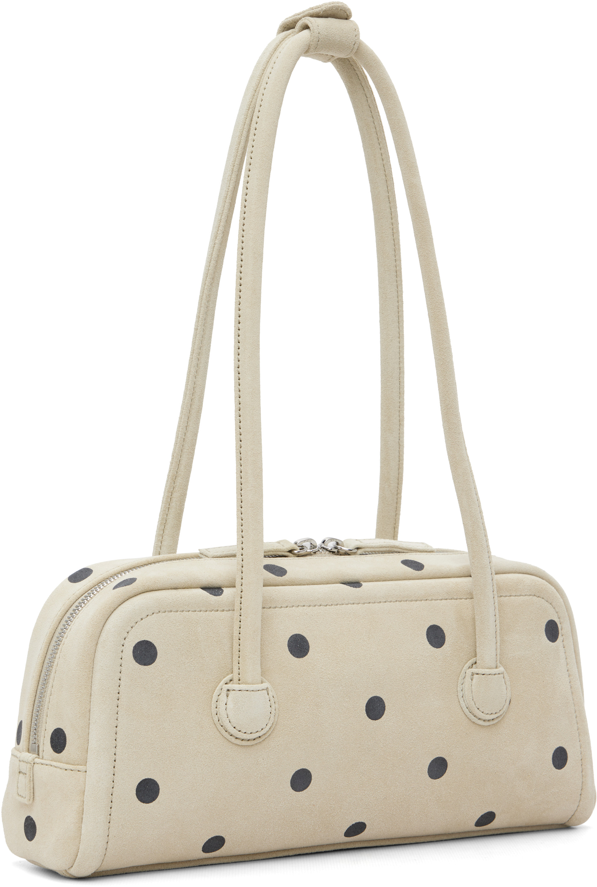 MARGESHERWOOD: Off-White Soft Boston EW Bag | SSENSE Japan