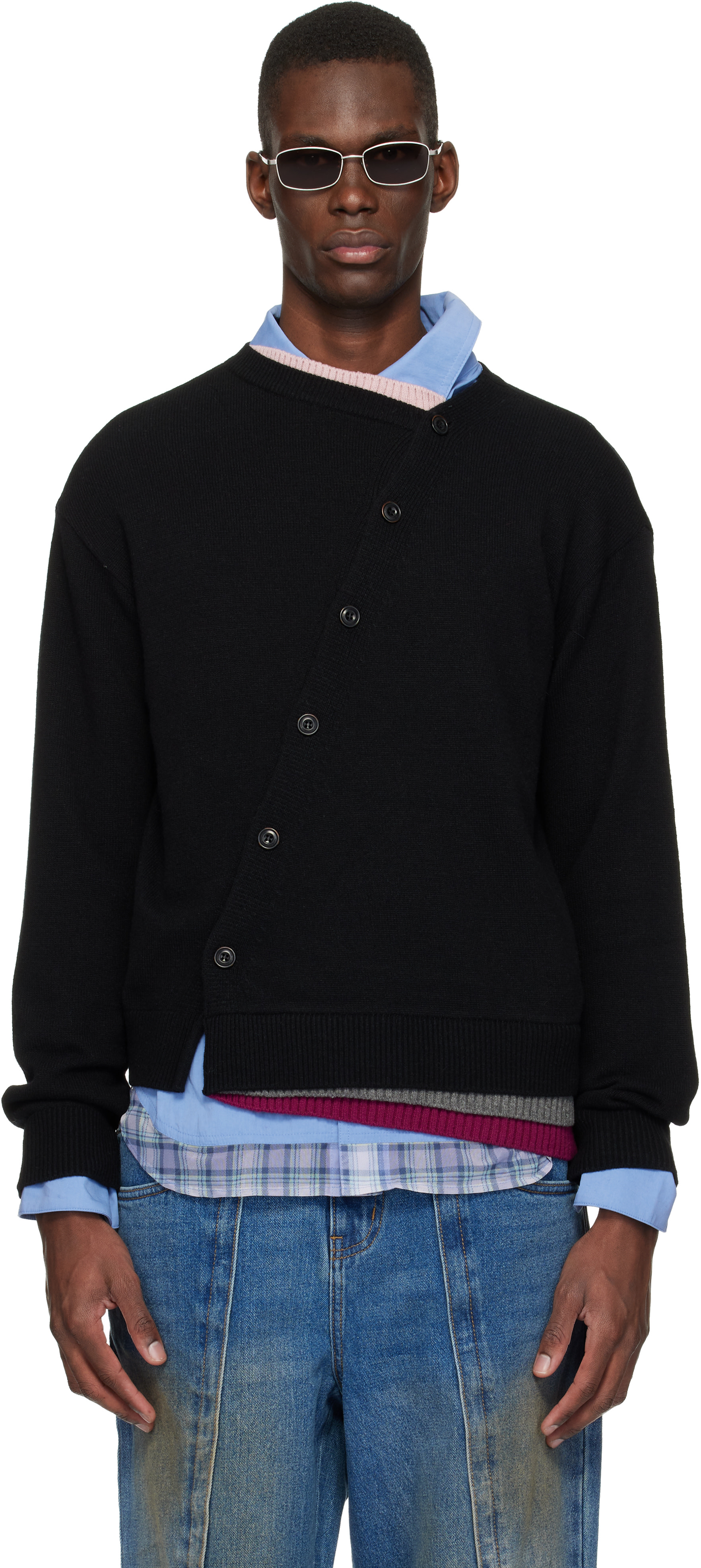 Andersson Bell - Cardigan étagé noir