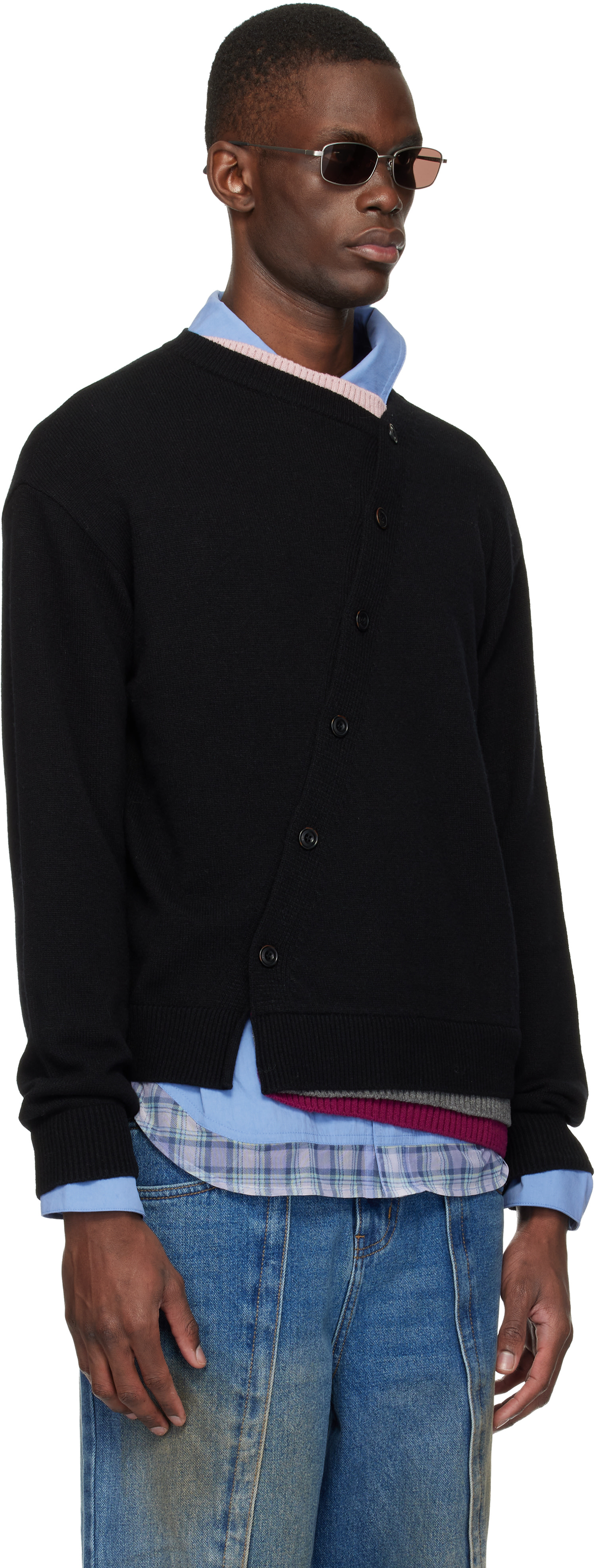 Andersson Bell - Cardigan étagé noir