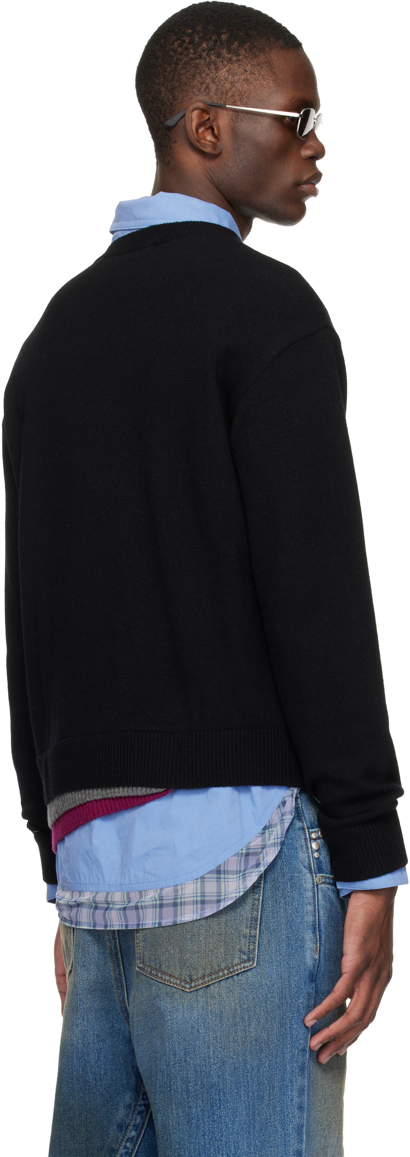 Andersson Bell - Cardigan étagé noir