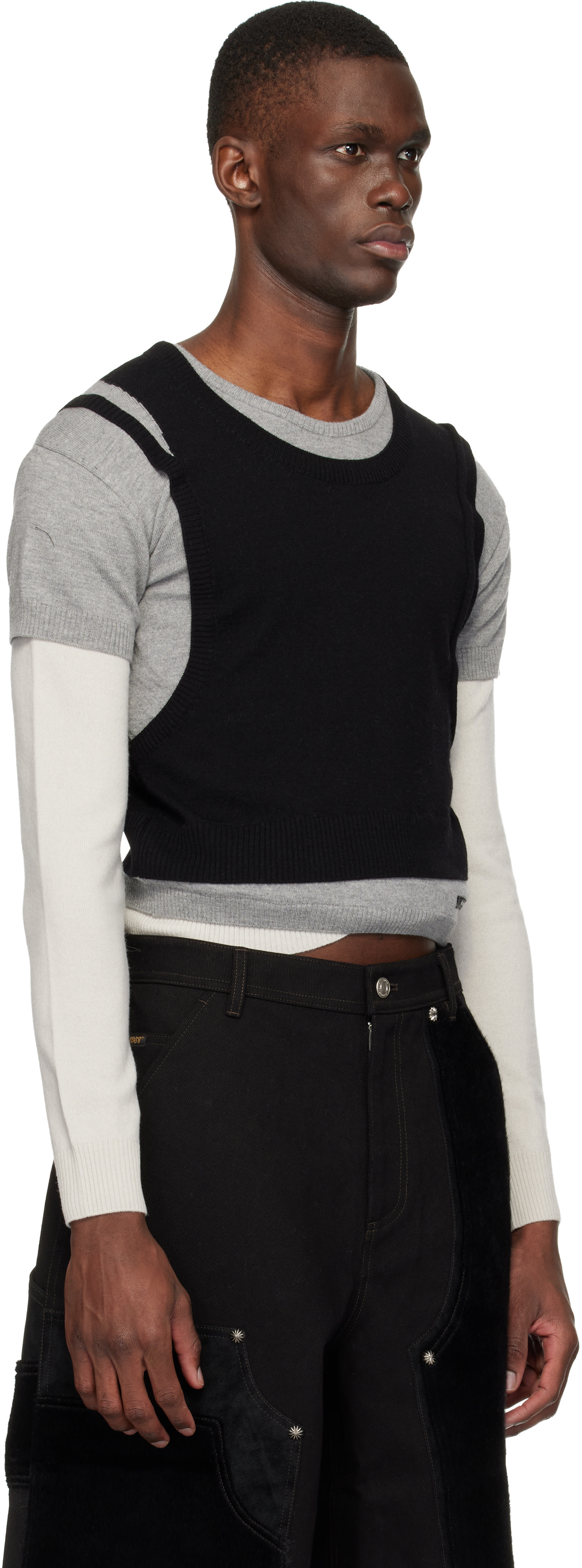 Andersson Bell: Multicolor Tres Over Layered Sweater | SSENSE