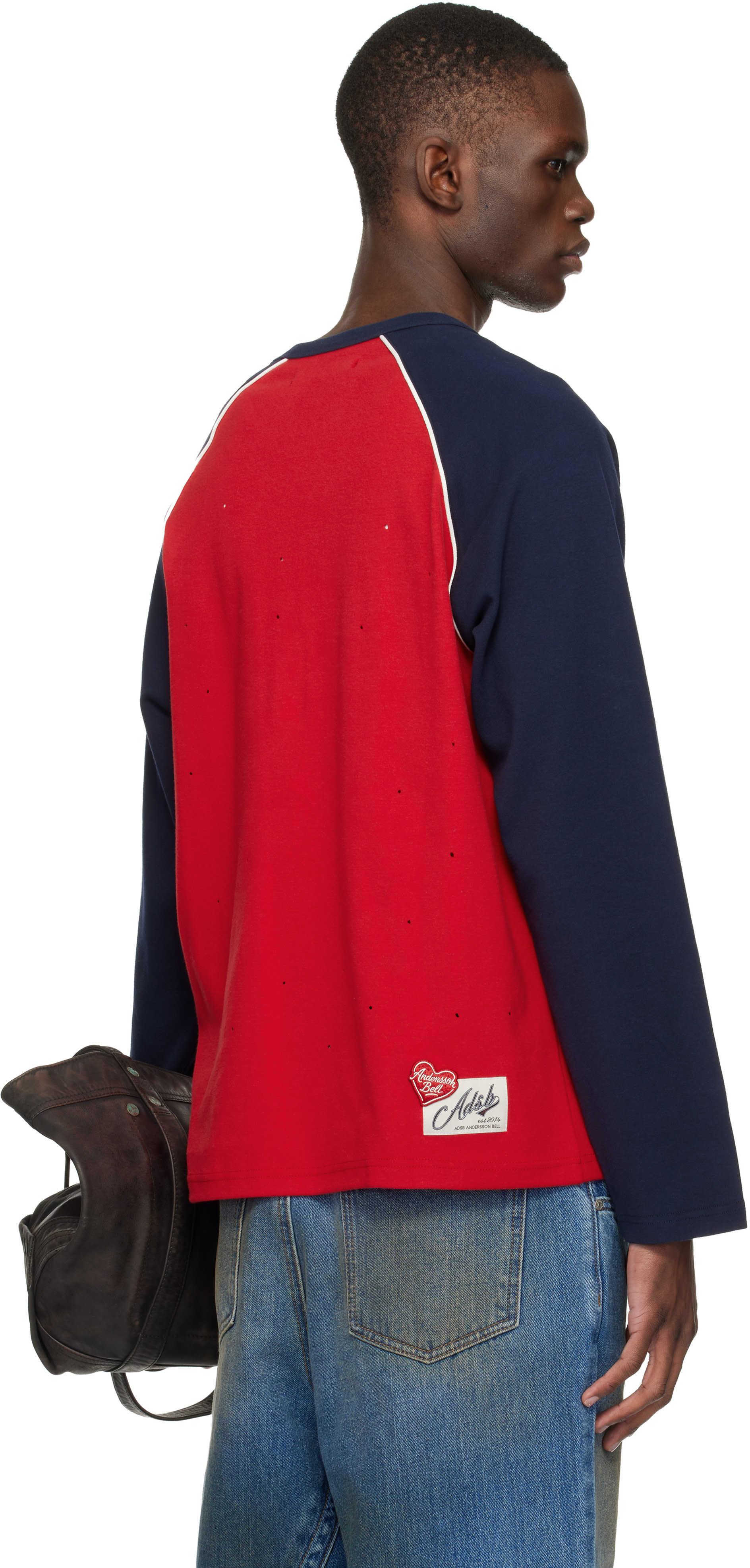 ADSB ANDERSSON BELL ストライプ レイヤード長袖 Tシャツ multi-stripe-ls-t-shirts-