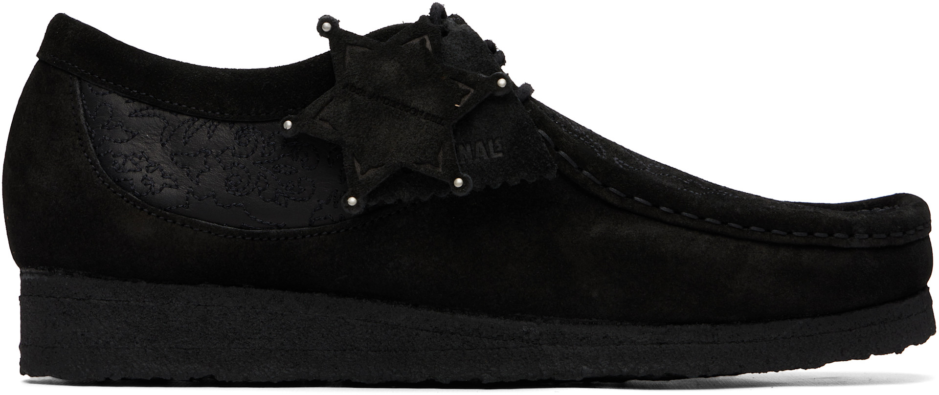 Andersson Bell: Black Clarks Originals Edition Wallabee Derbys