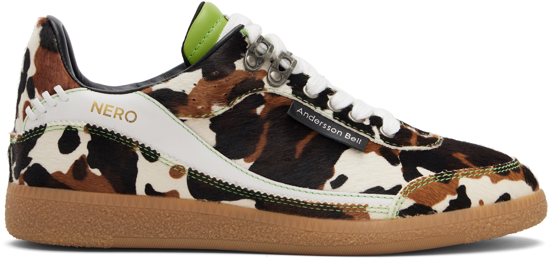 Andersson Bell - Baskets Nero blanc et brun