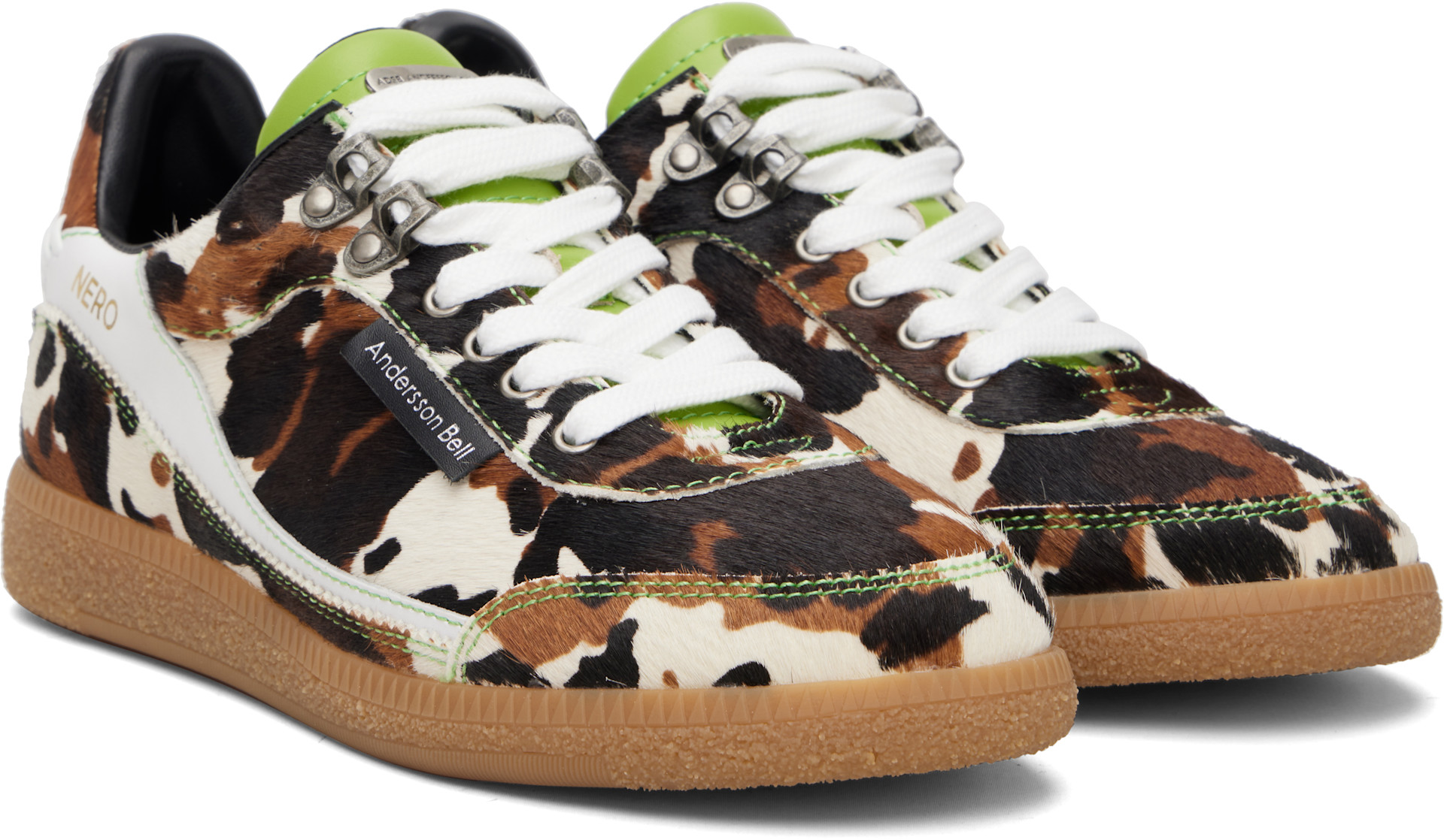 Andersson Bell - Baskets Nero blanc et brun
