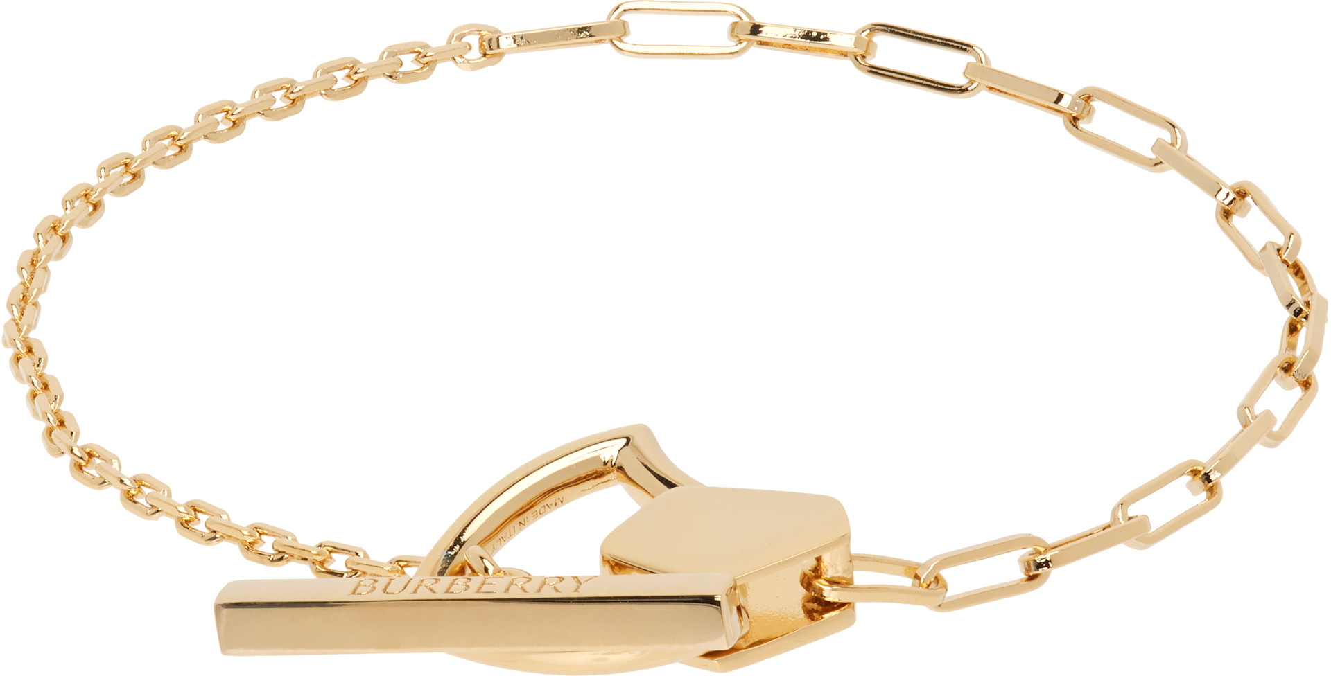 BURBERRY シールドブレスレット Burberry: Shield Bracelet​ | SSENSE