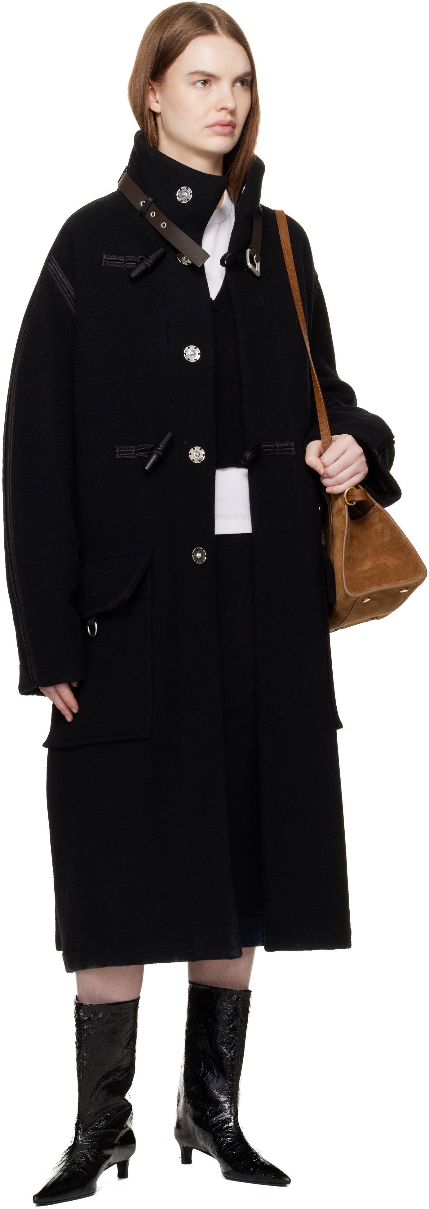 Burberry - Mini cabas Cotswolds brun