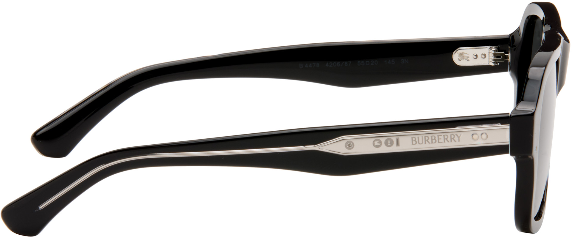 Burberry - Black Aviator Sunglasses