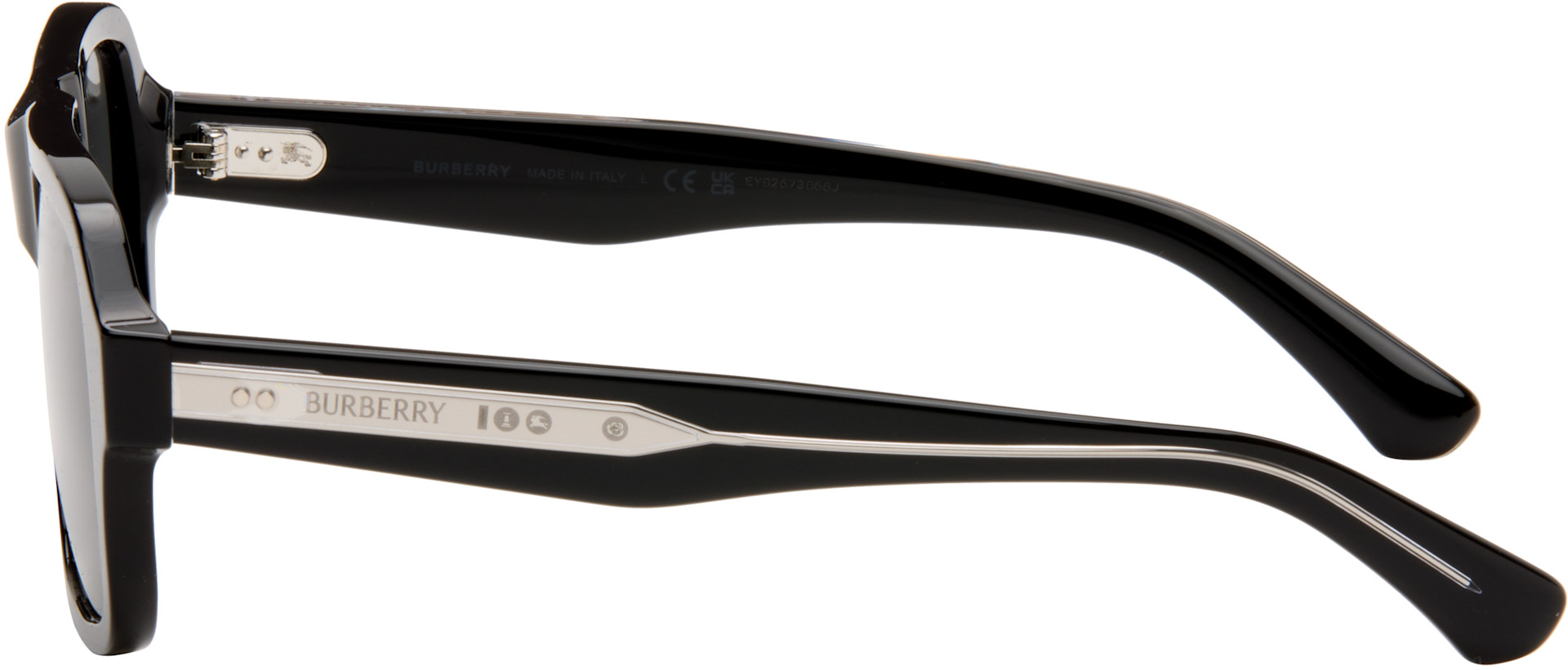 Burberry - Black Aviator Sunglasses