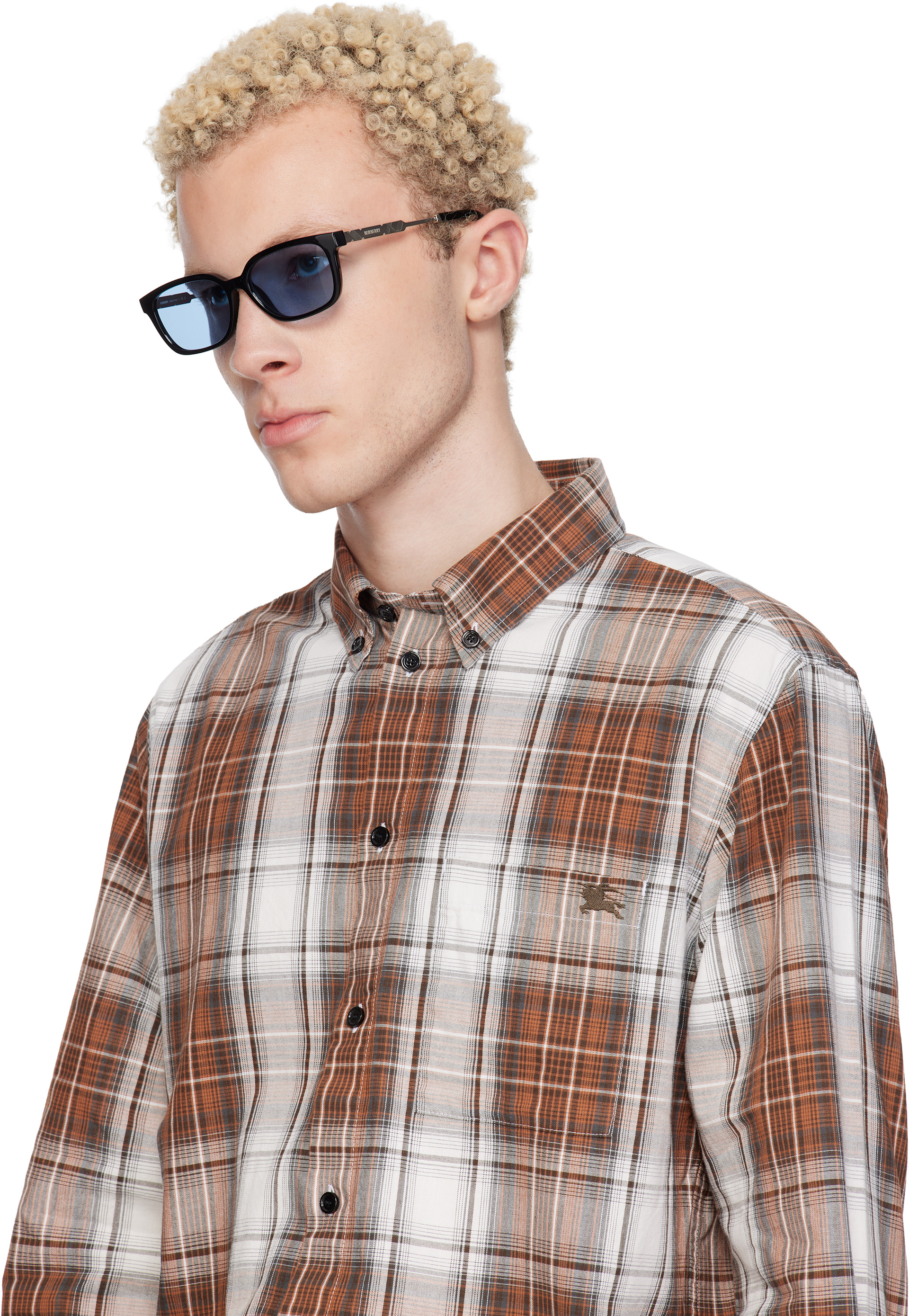 Burberry - Black Rectangular Sunglasses