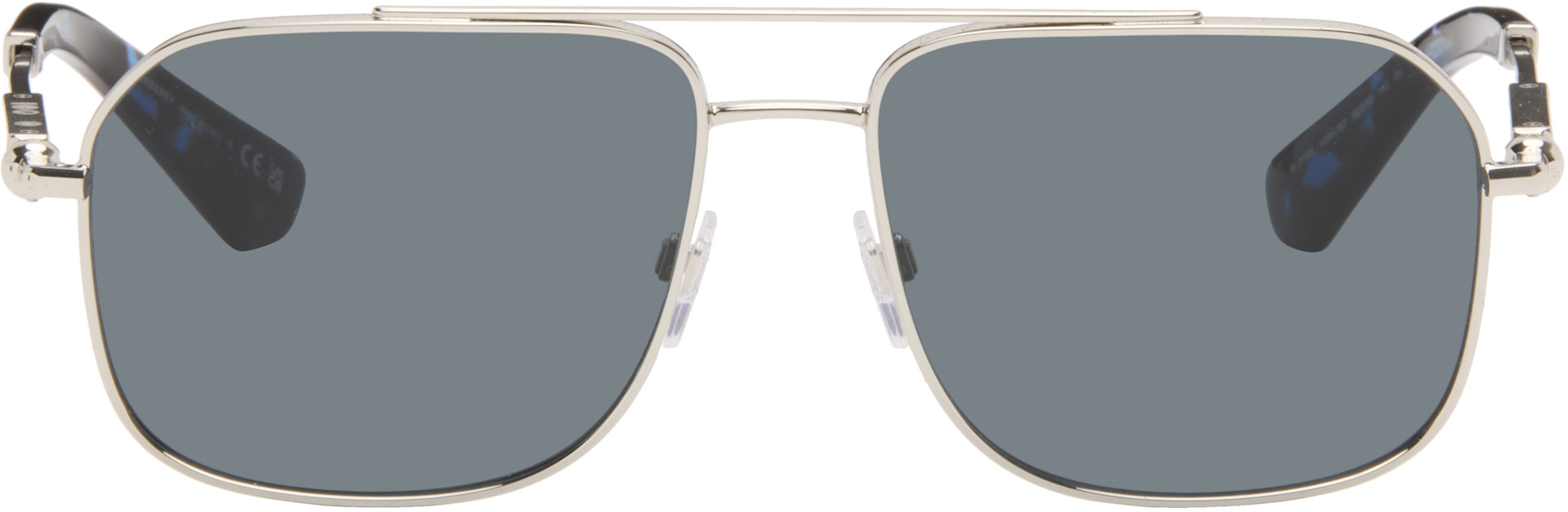 Burberry: Silver Metal Sunglasses | SSENSE