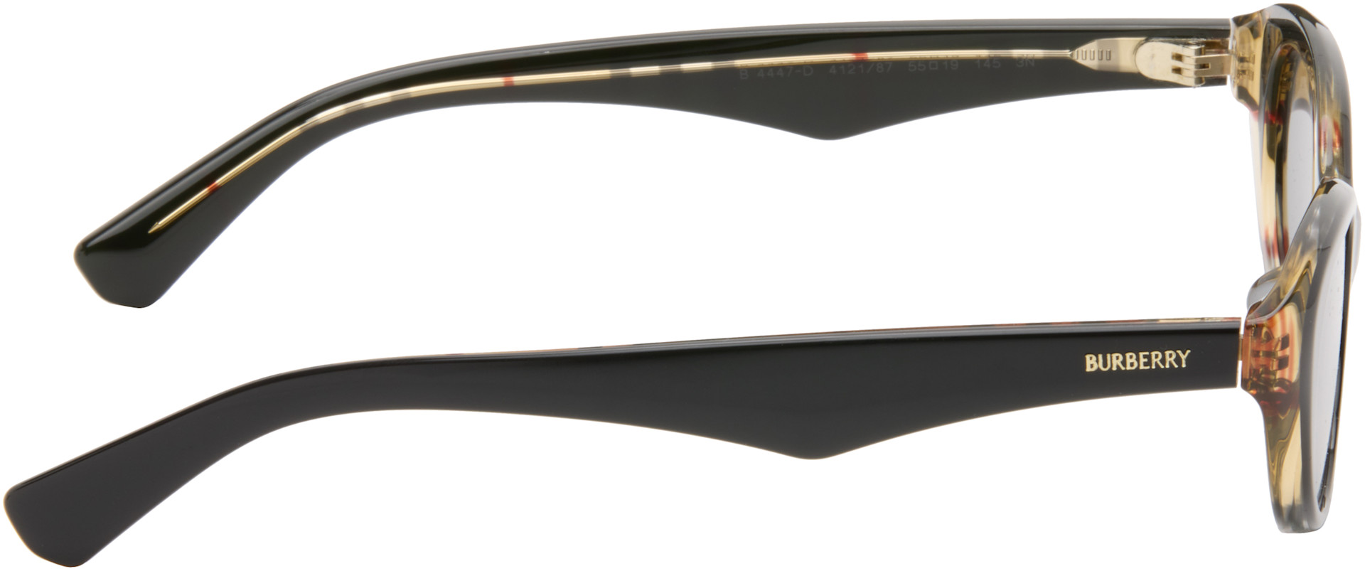 Burberry: Black Cat-Eye Sunglasses | SSENSE Canada