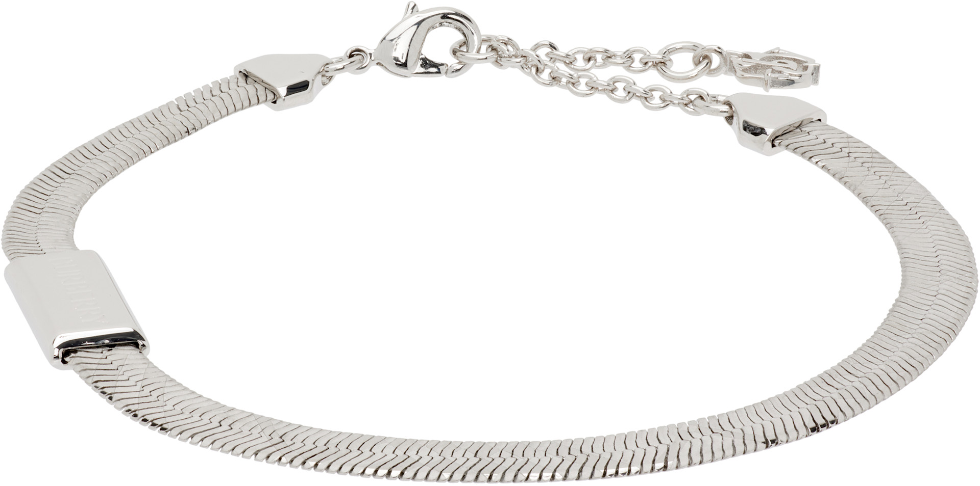Burberry - Engraved Check Bracelet